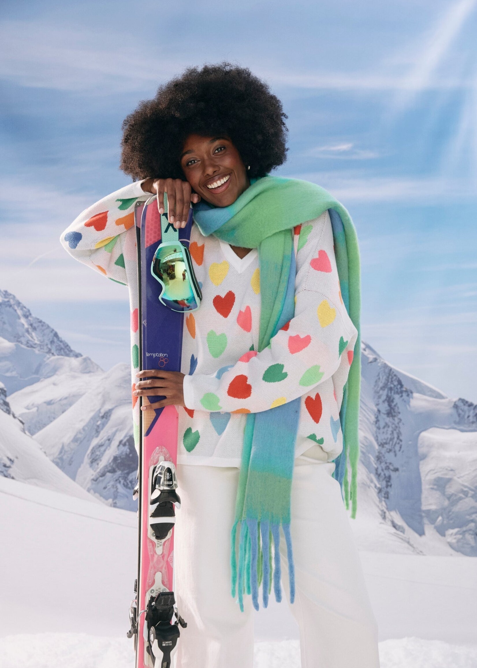 Haven Niseko Check Scalf