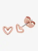 Liberte Petite Heart Rose Gold Earring