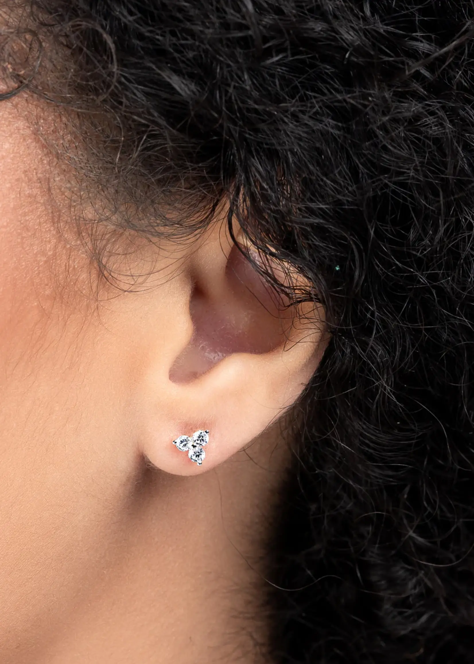 Liberte Petite Brigitte Silver Earring