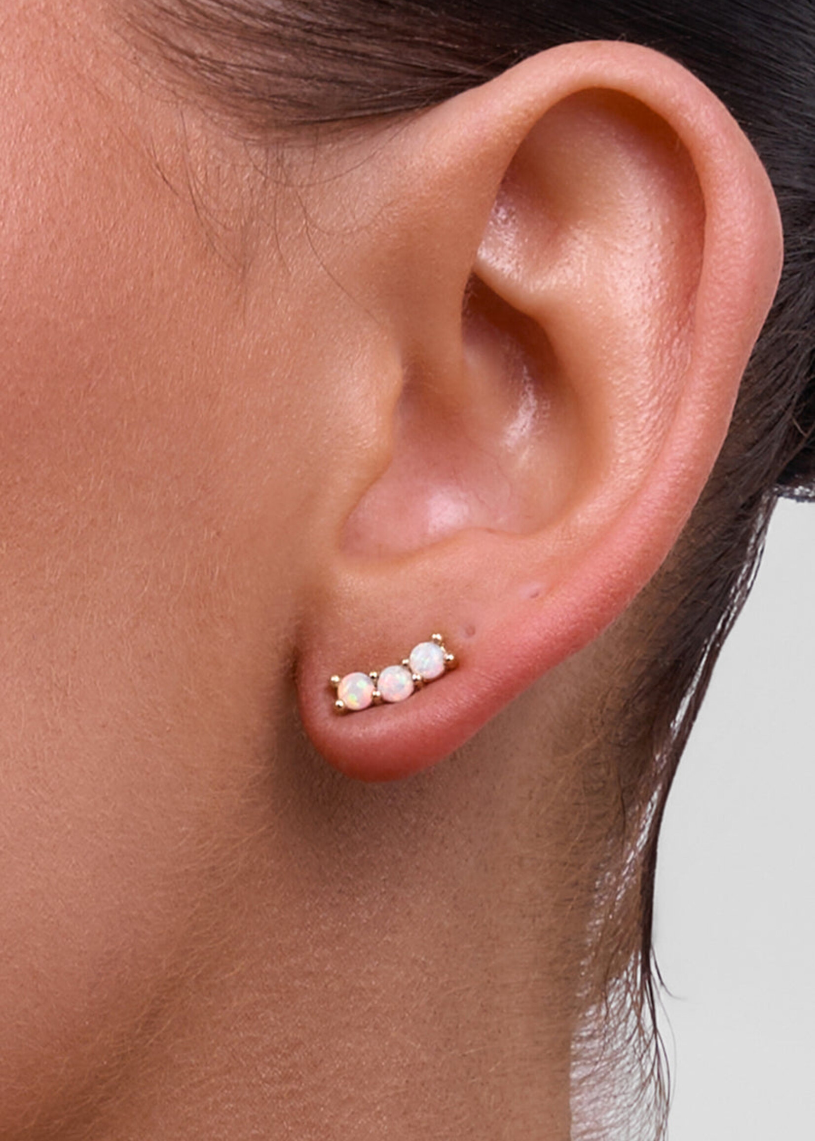 Liberte Emery Gold Opal Earring