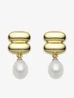 Liberte Heidi Gold Pearl Earring