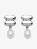Liberte Heidi Silver Pearl Earring