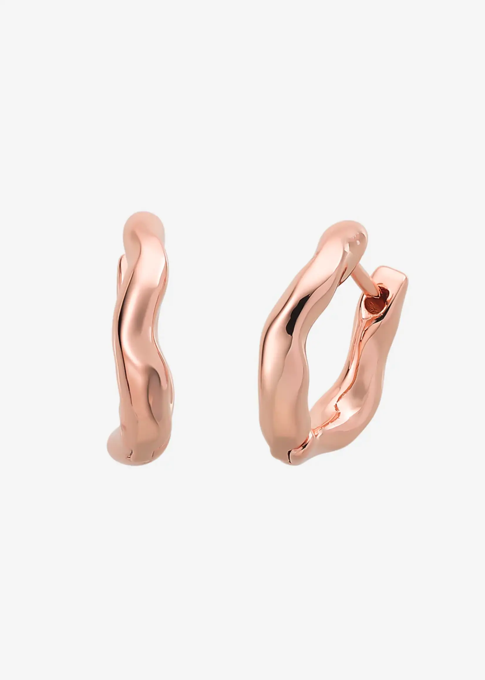 Liberte Hunter Rose Gold Huggie