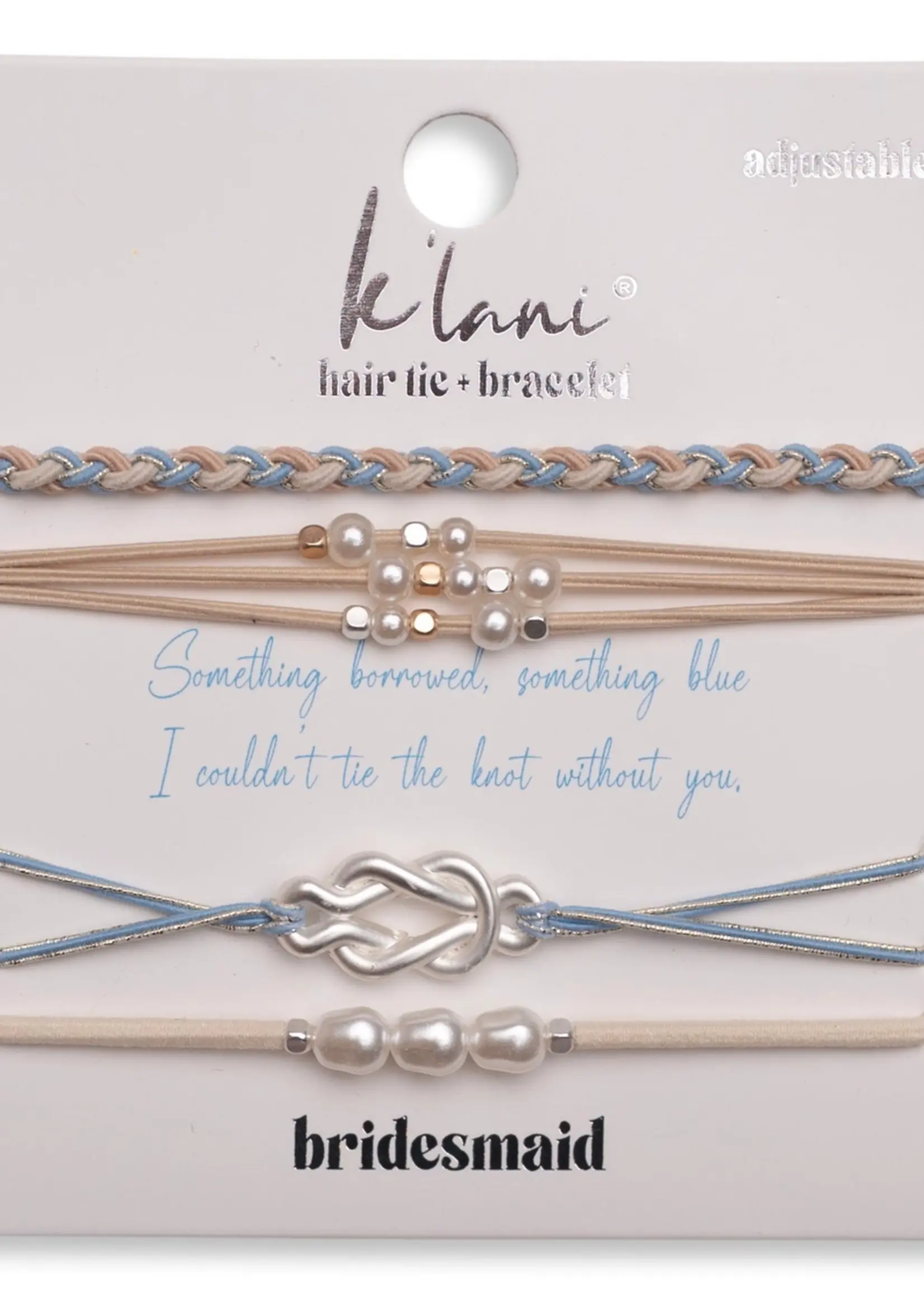 K'lani K'lani Hair Tie & Bracelet Adjustable