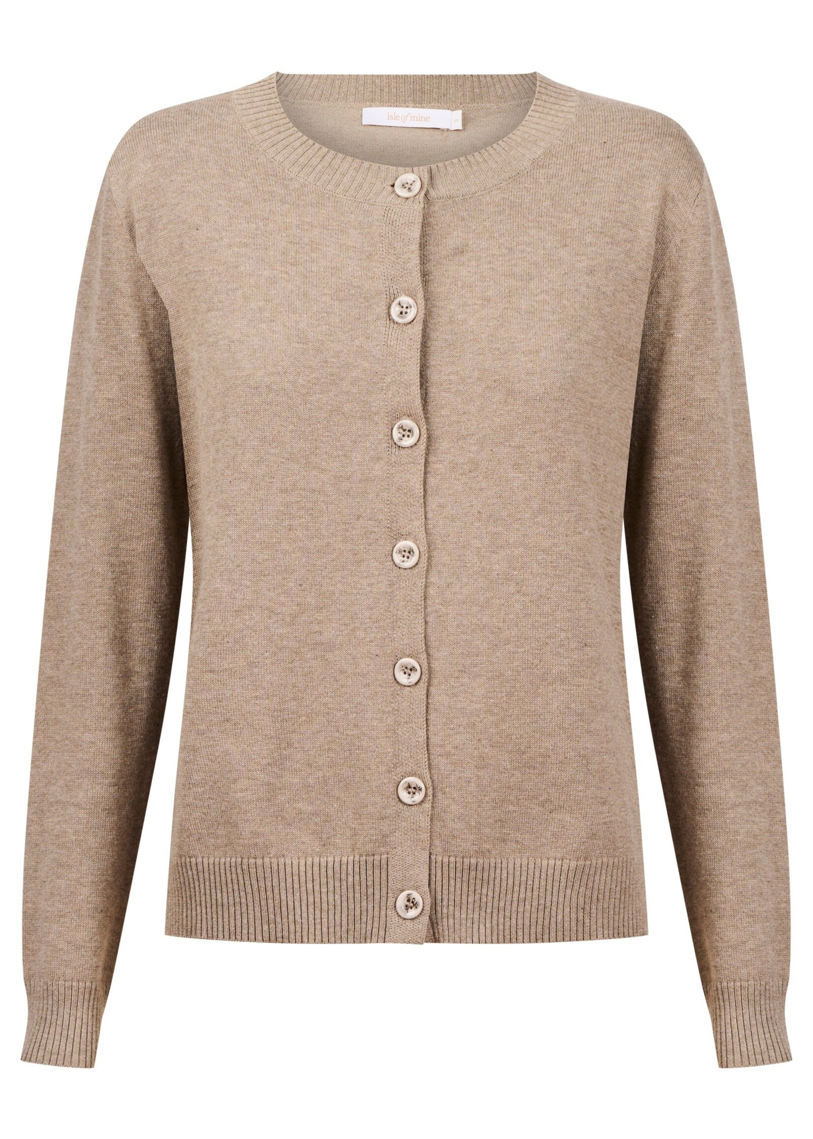 Isle of Mine Darby Cardigan - Stone