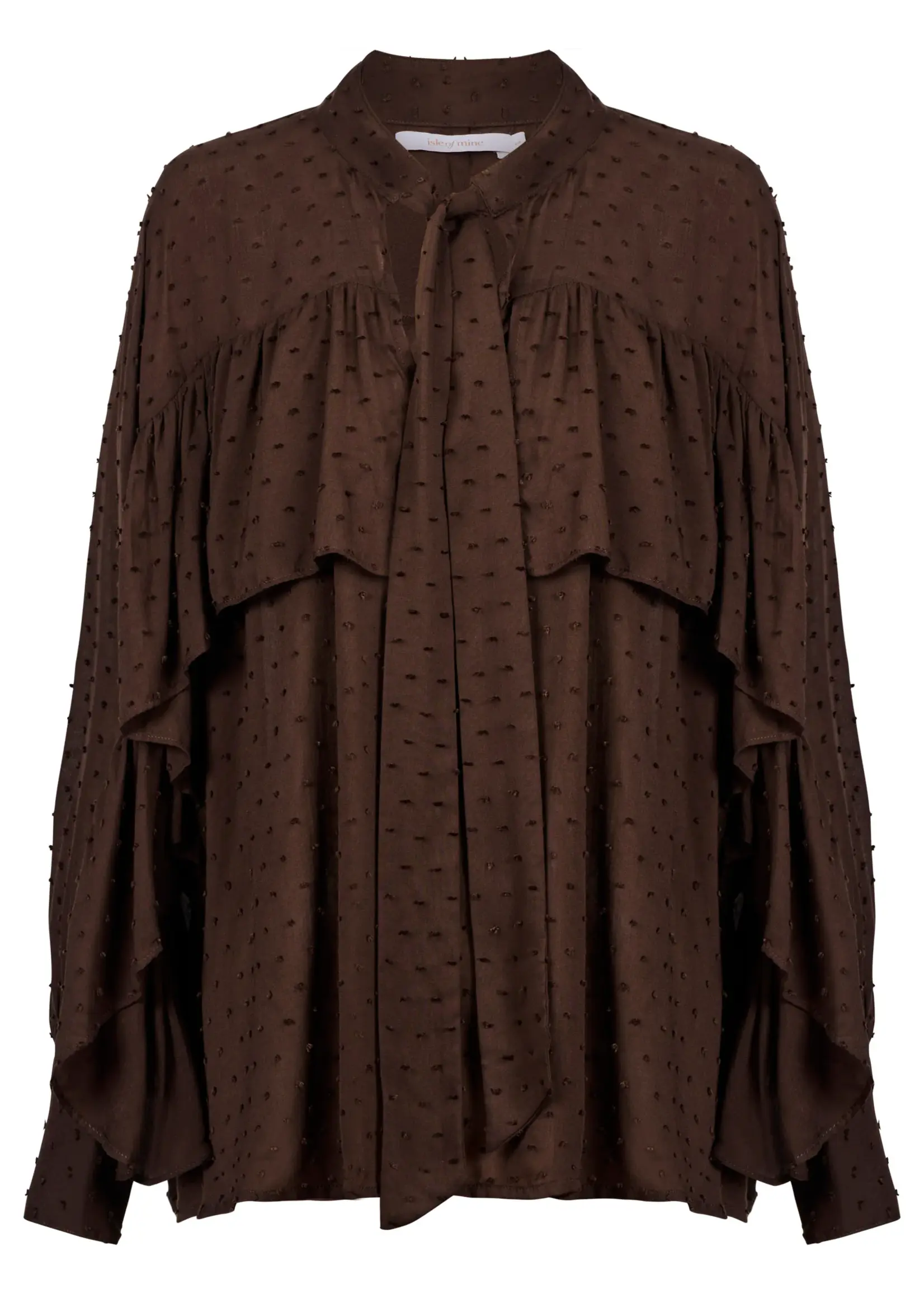 Isle of Mine Della Blouse - Chocolate