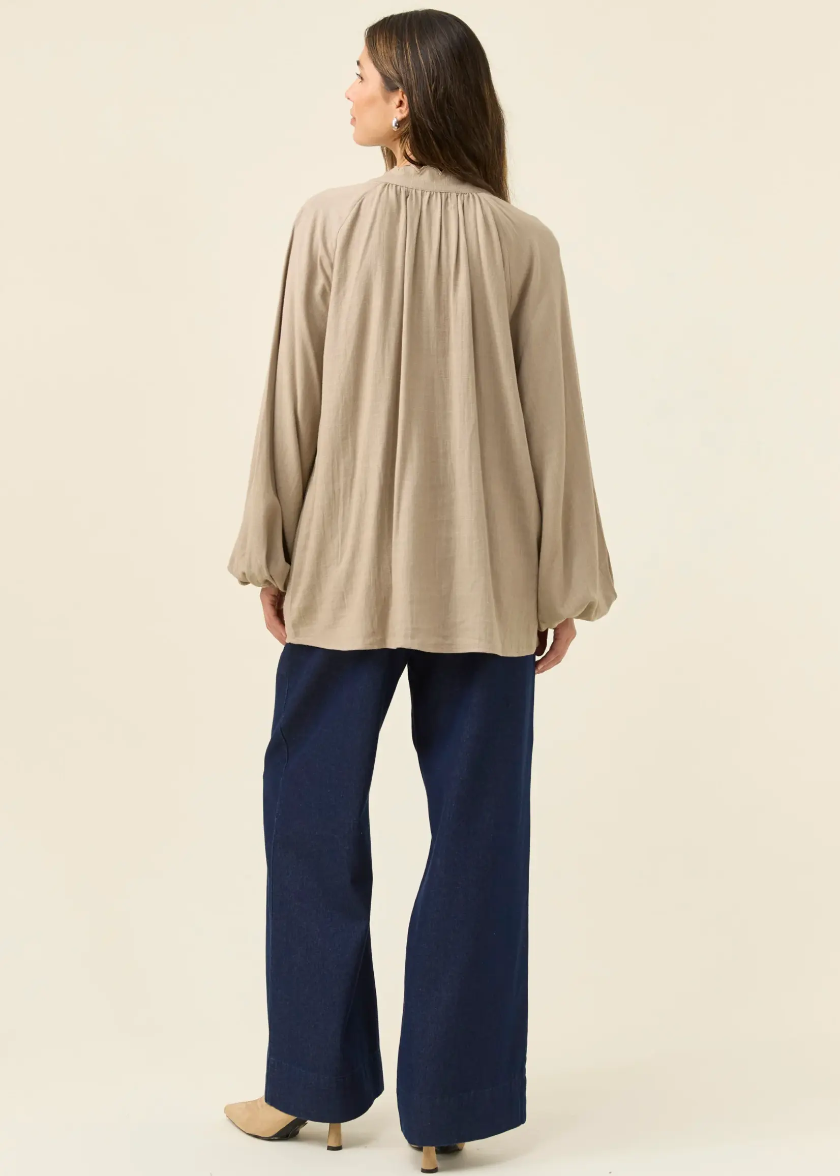 Isle of Mine Grace Blouse - Stone