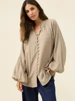 Isle of Mine Grace Blouse - Stone