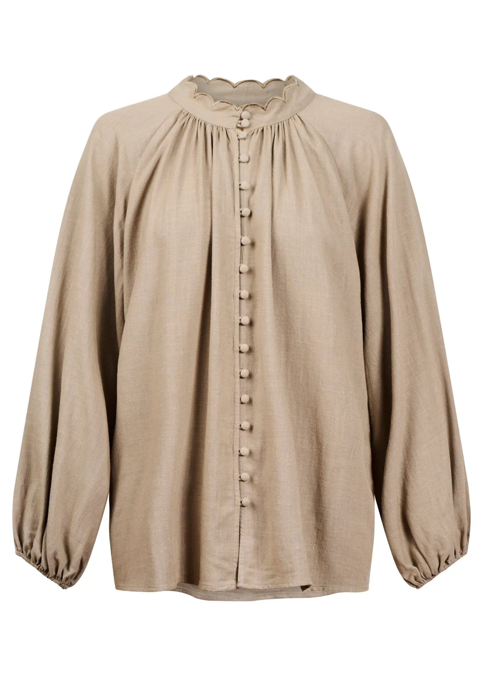 Isle of Mine Grace Blouse - Stone