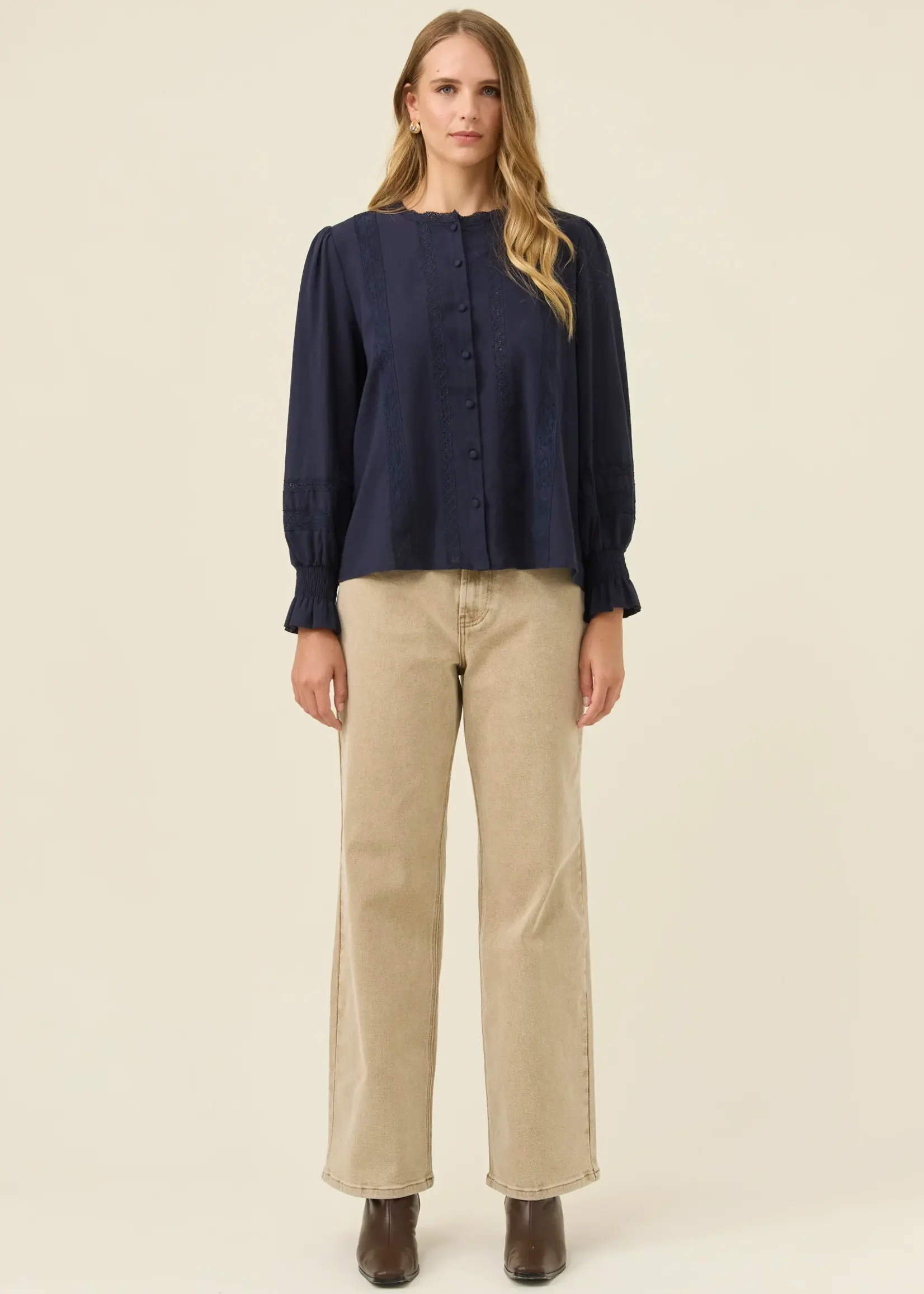 Isle of Mine Maeve Shirt - Navy