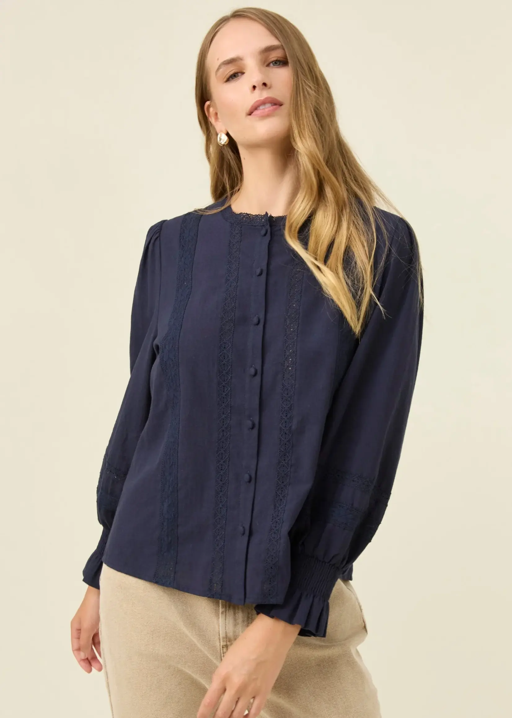 Isle of Mine Maeve Shirt - Navy