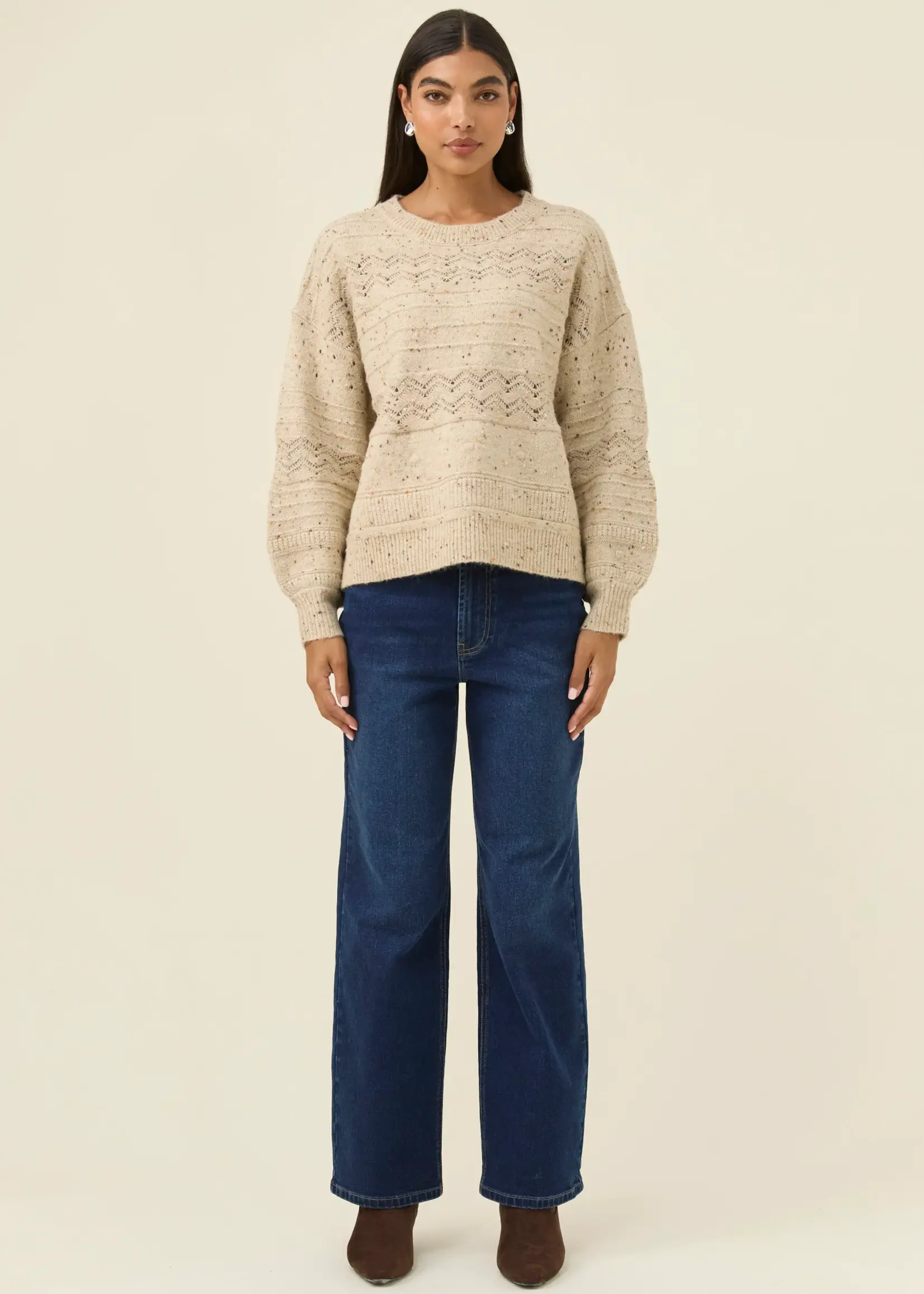 Isle of Mine Mckenna Jumper - Stone