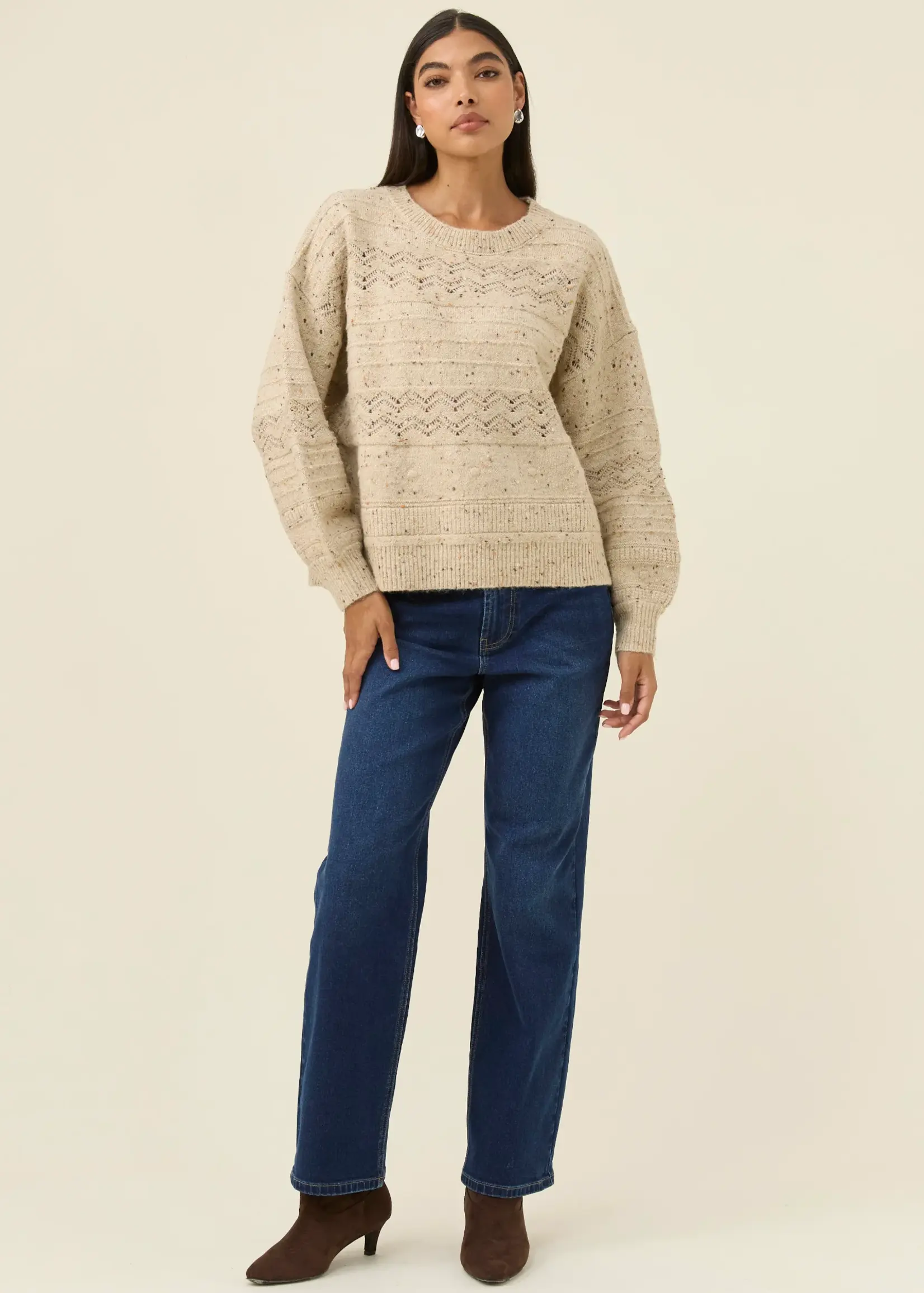 Isle of Mine Mckenna Jumper - Stone