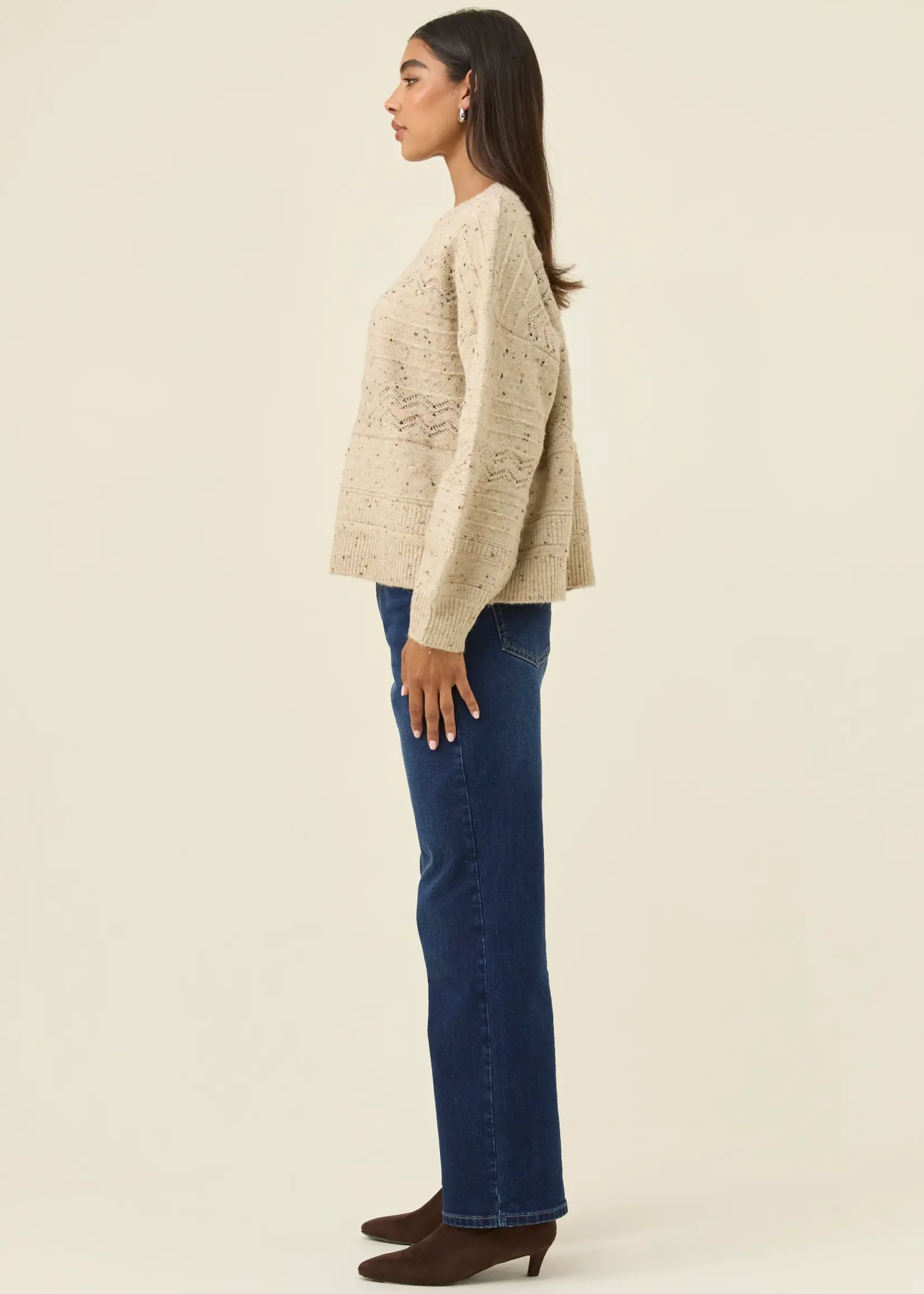 Isle of Mine Mckenna Jumper - Stone