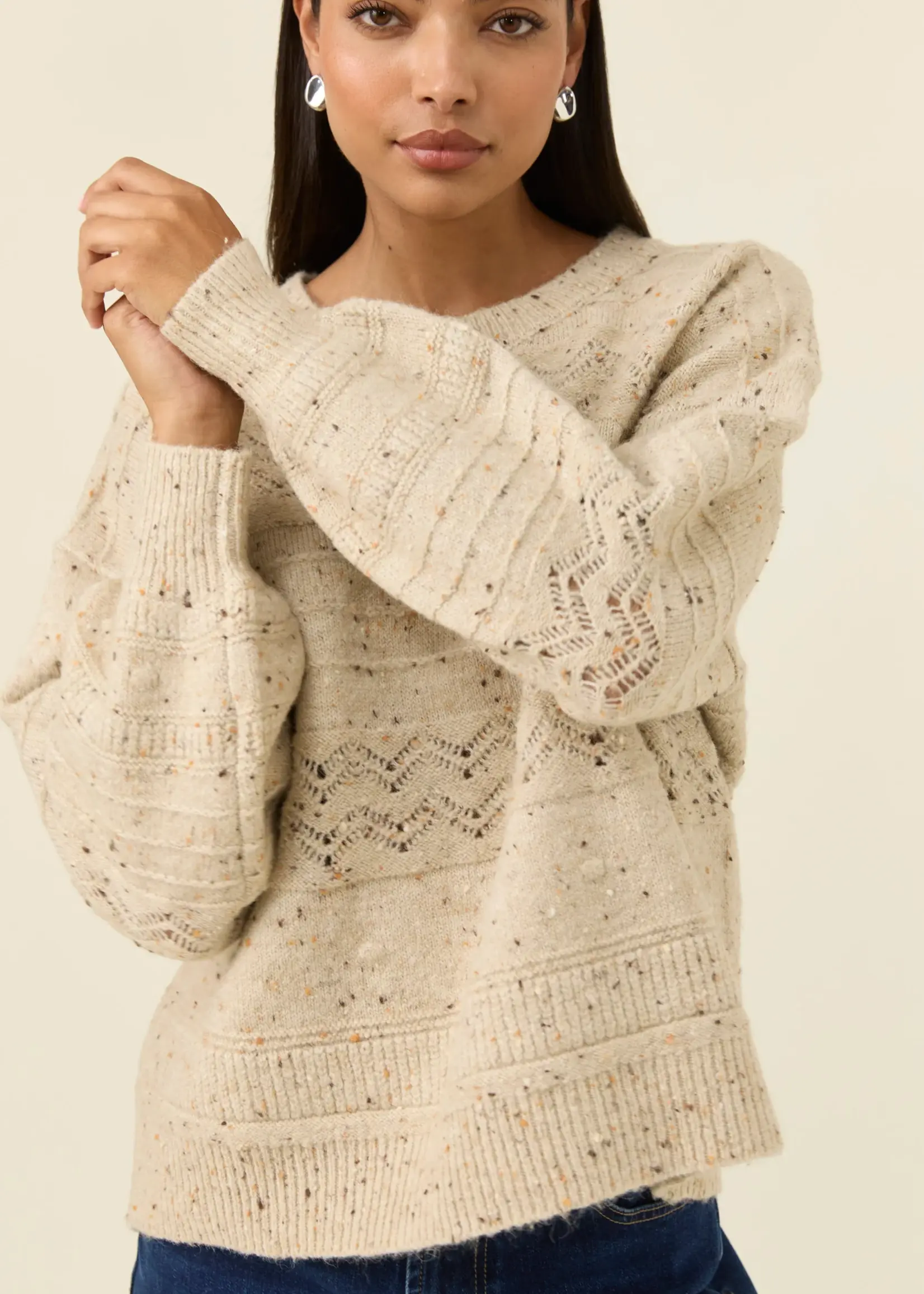 Isle of Mine Mckenna Jumper - Stone