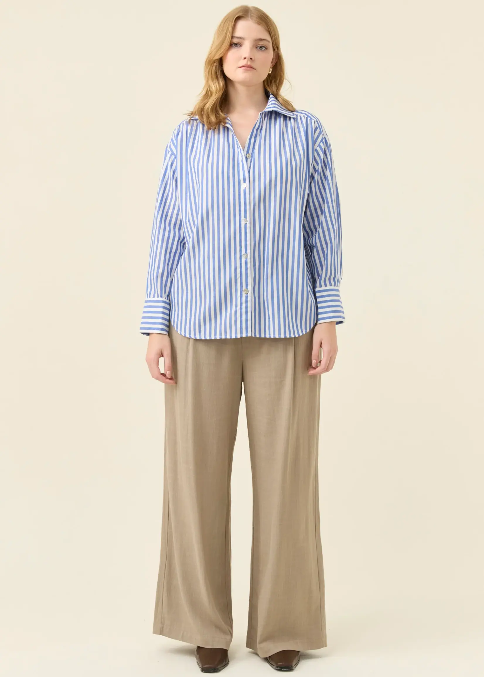 Isle of Mine Quinn Shirt - Cobalt