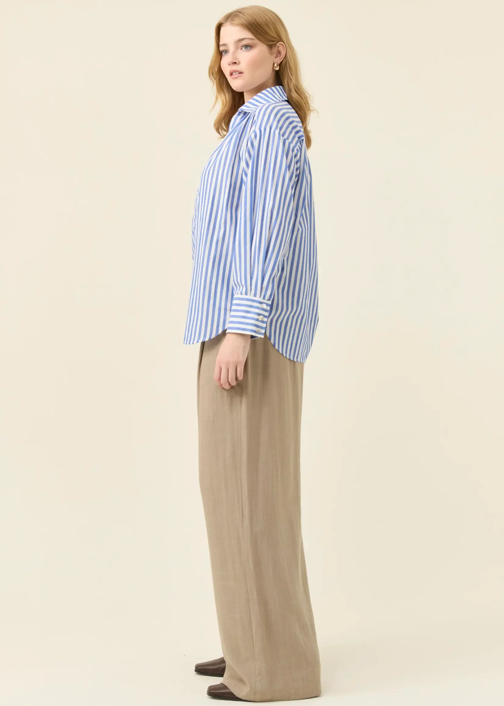 Isle of Mine Quinn Shirt - Cobalt