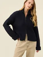 Isle of Mine Sadie Zip Jumper - Navy