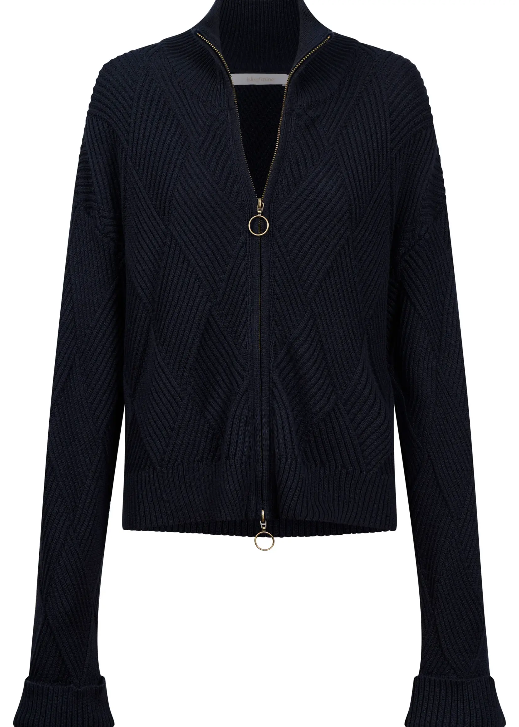 Isle of Mine Sadie Zip Jumper - Navy