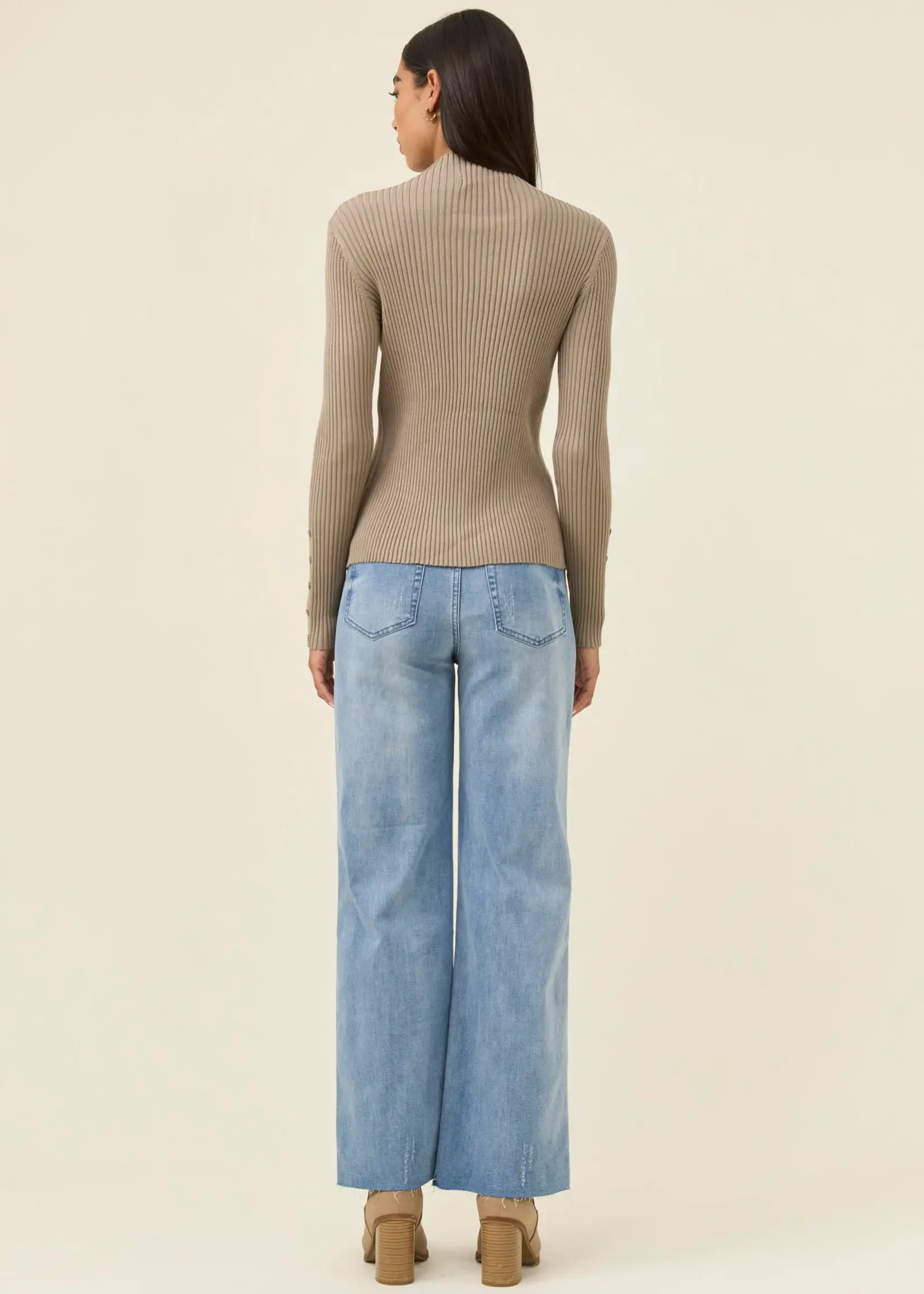 Isle of Mine Juno Knit Top - Stone