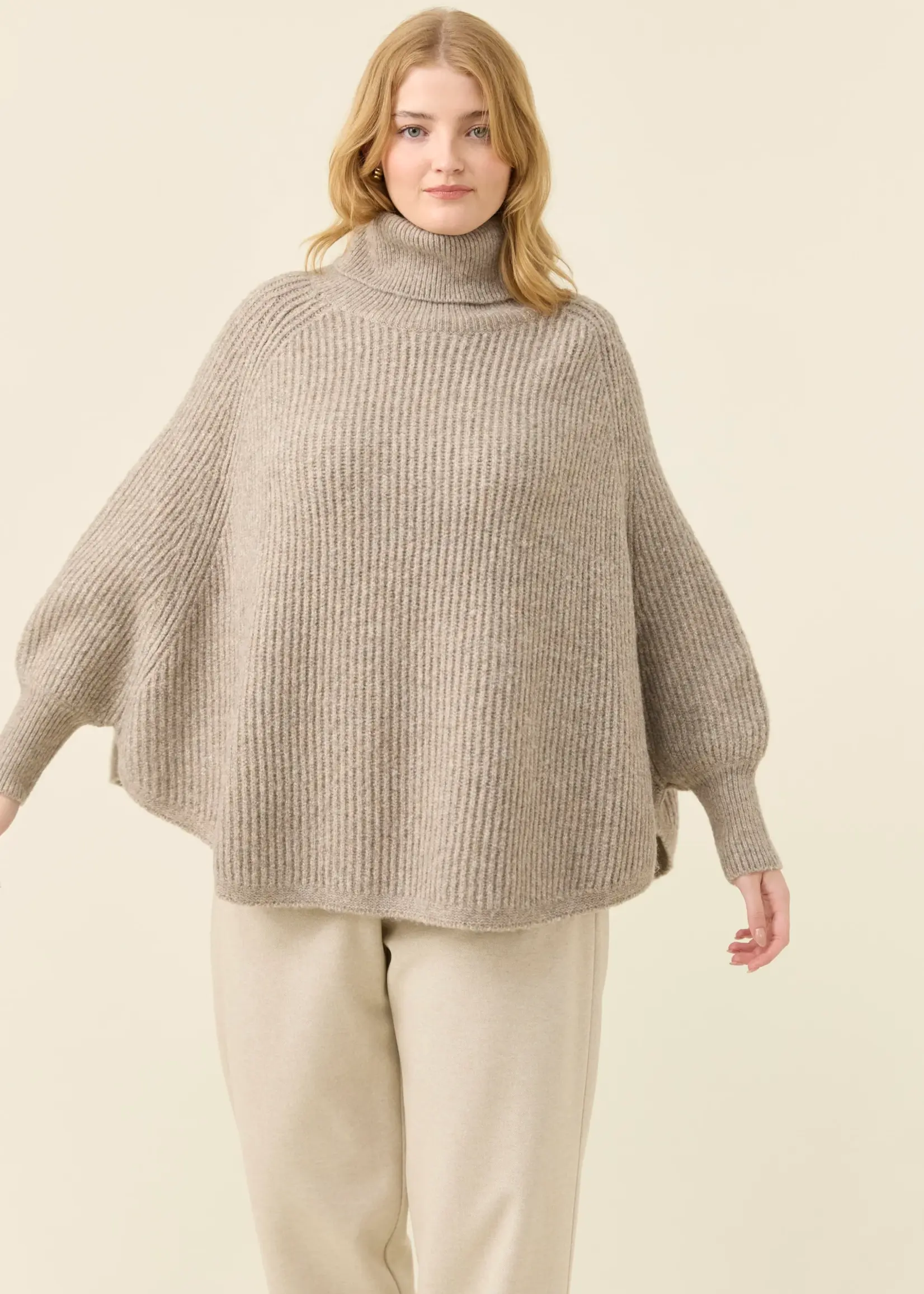 Isle of Mine Miru Poncho - Stone
