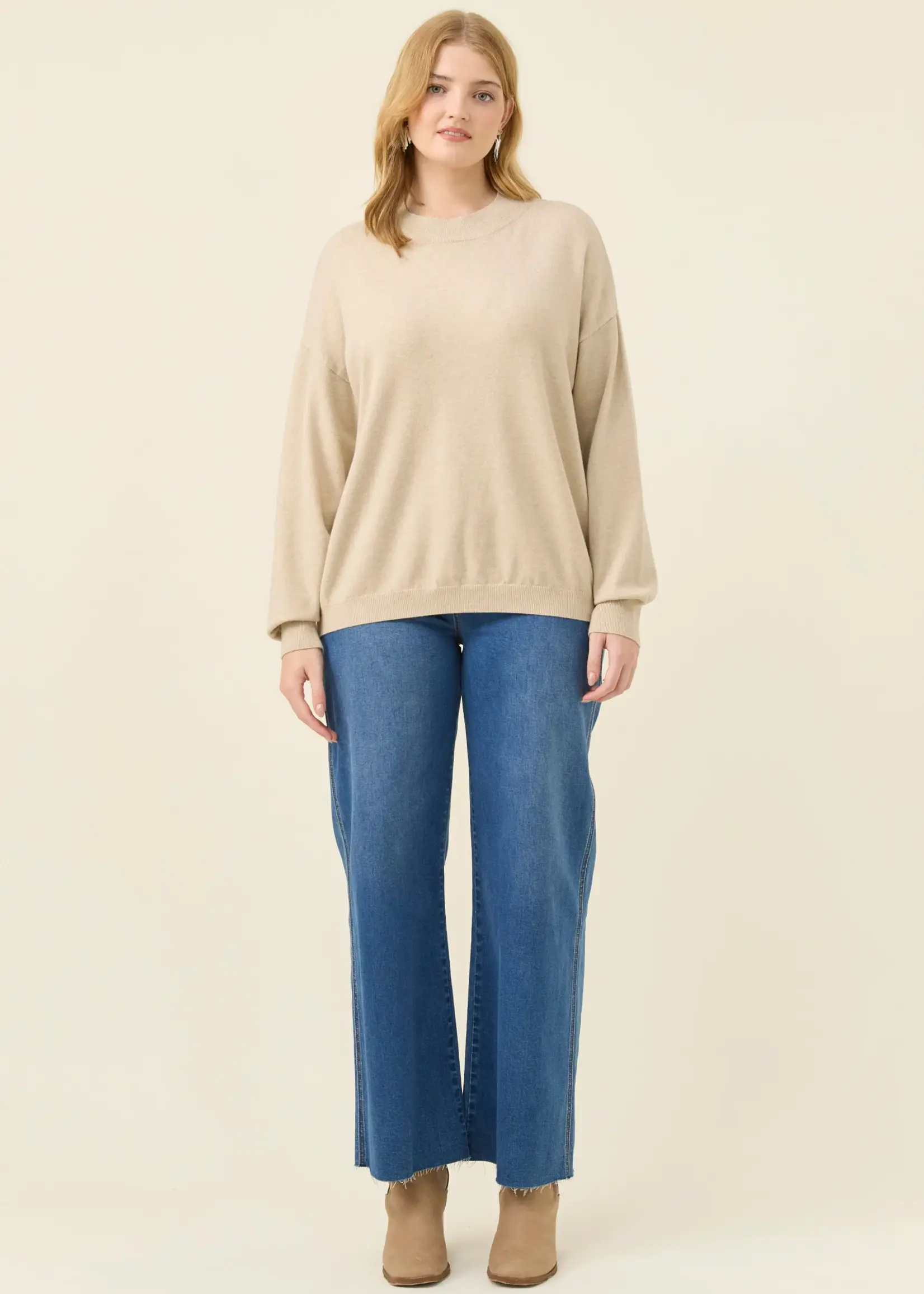 Isle of Mine Nell Jumper - Stone
