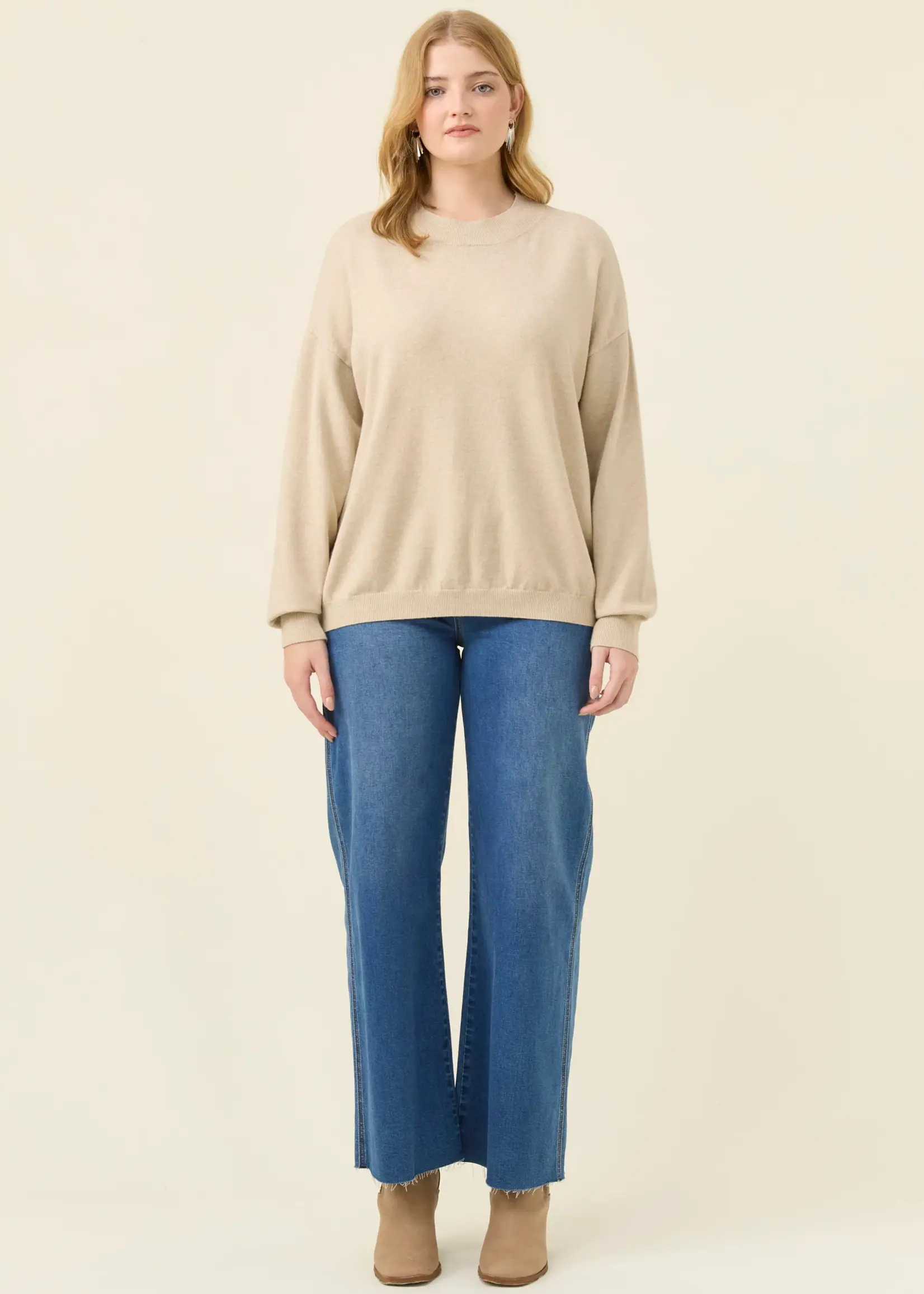 Isle of Mine Nell Jumper - Stone