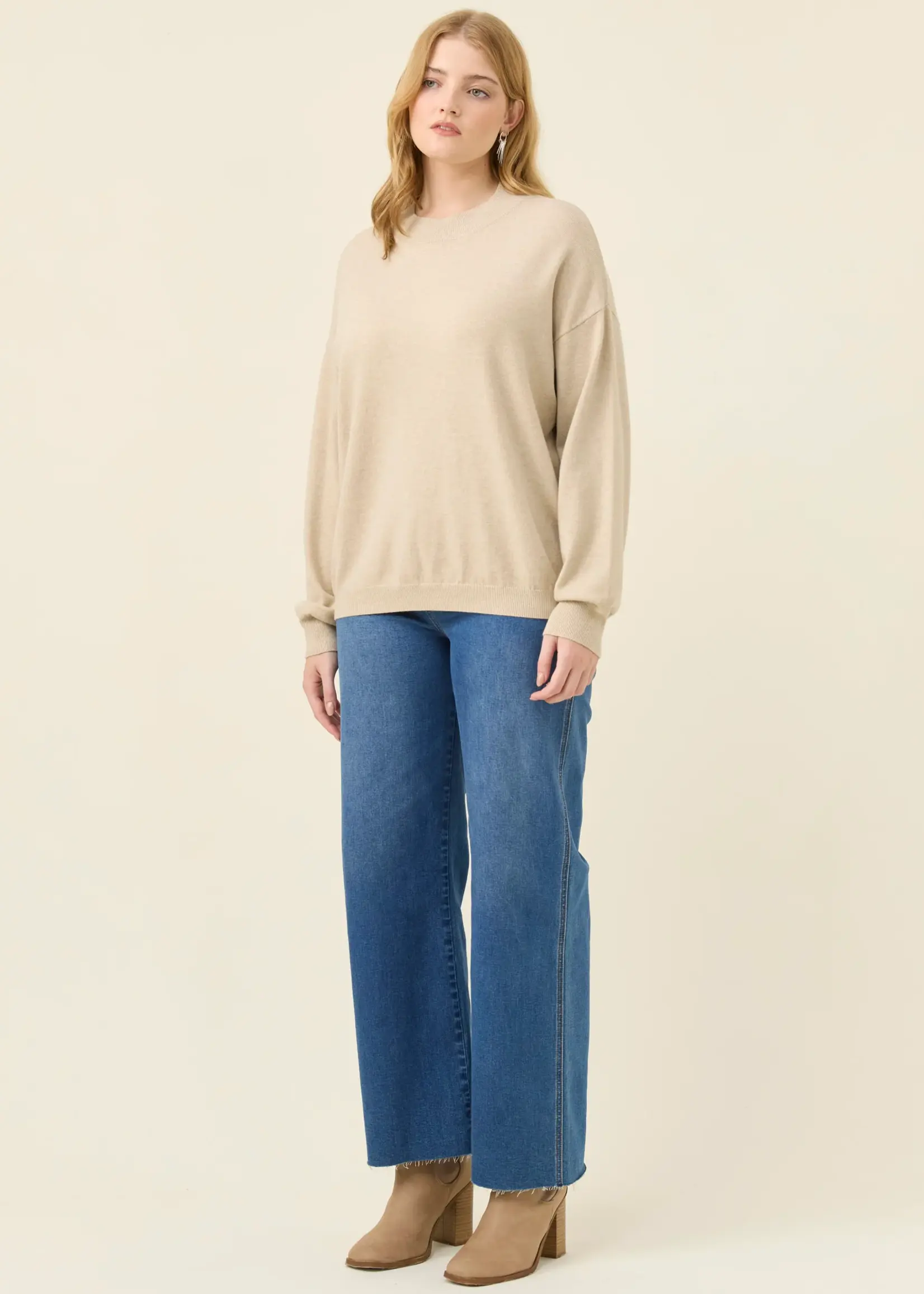 Isle of Mine Nell Jumper - Stone