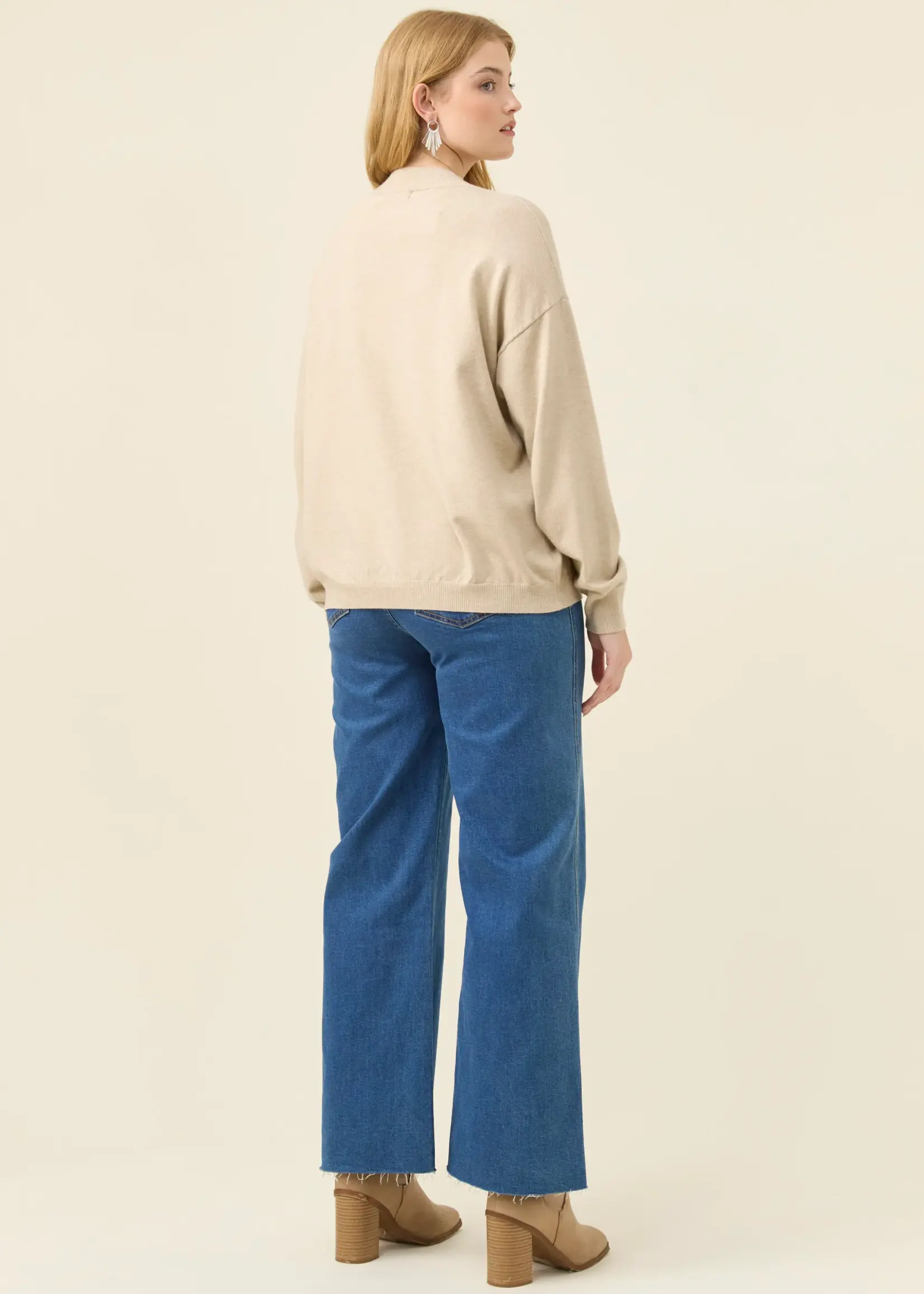 Isle of Mine Nell Jumper - Stone