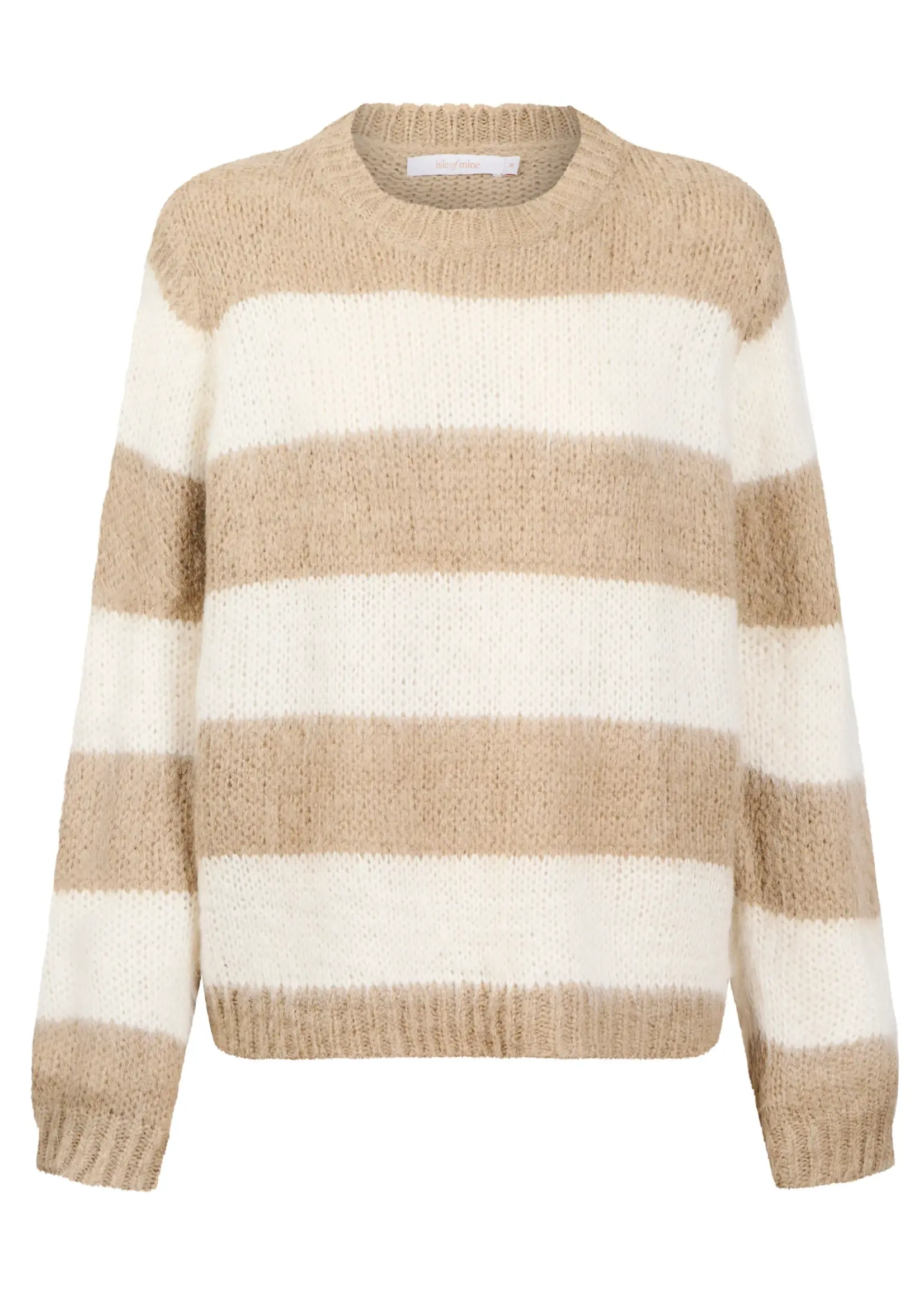 Isle of Mine Pallas Stripe Jumper - Stone