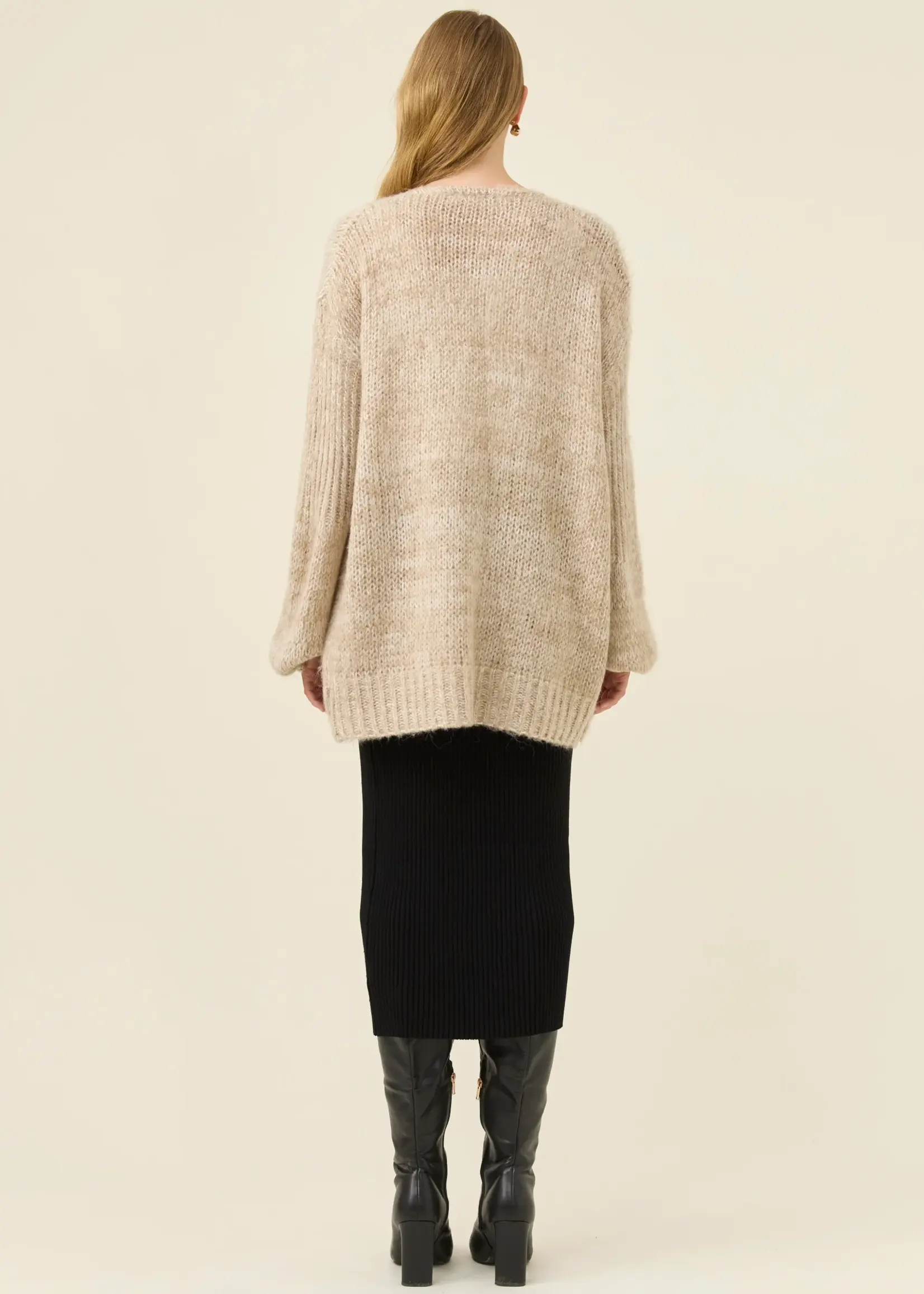Isle of Mine Pallas Relaxed Cardigan - Stone