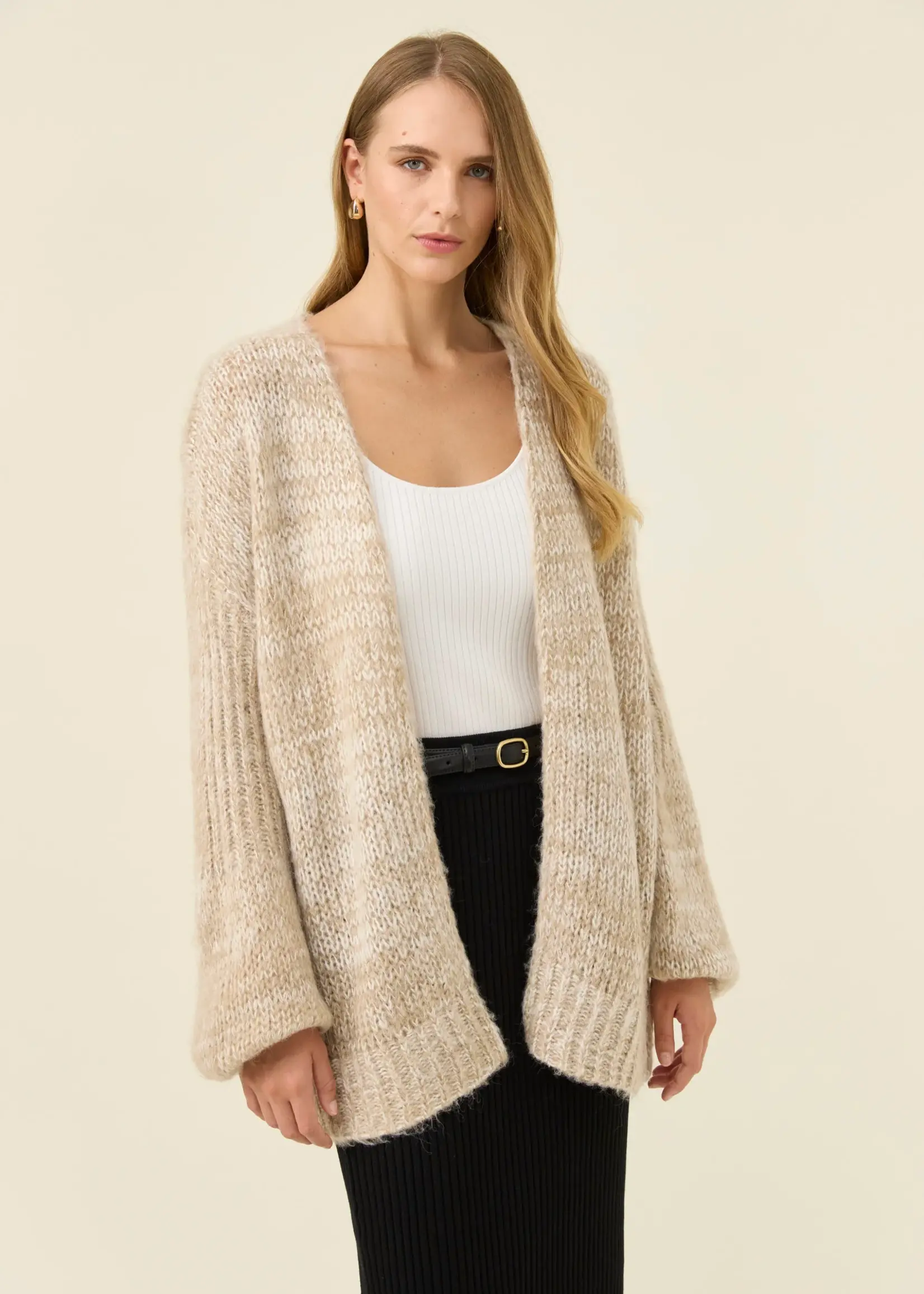 Isle of Mine Pallas Relaxed Cardigan - Stone