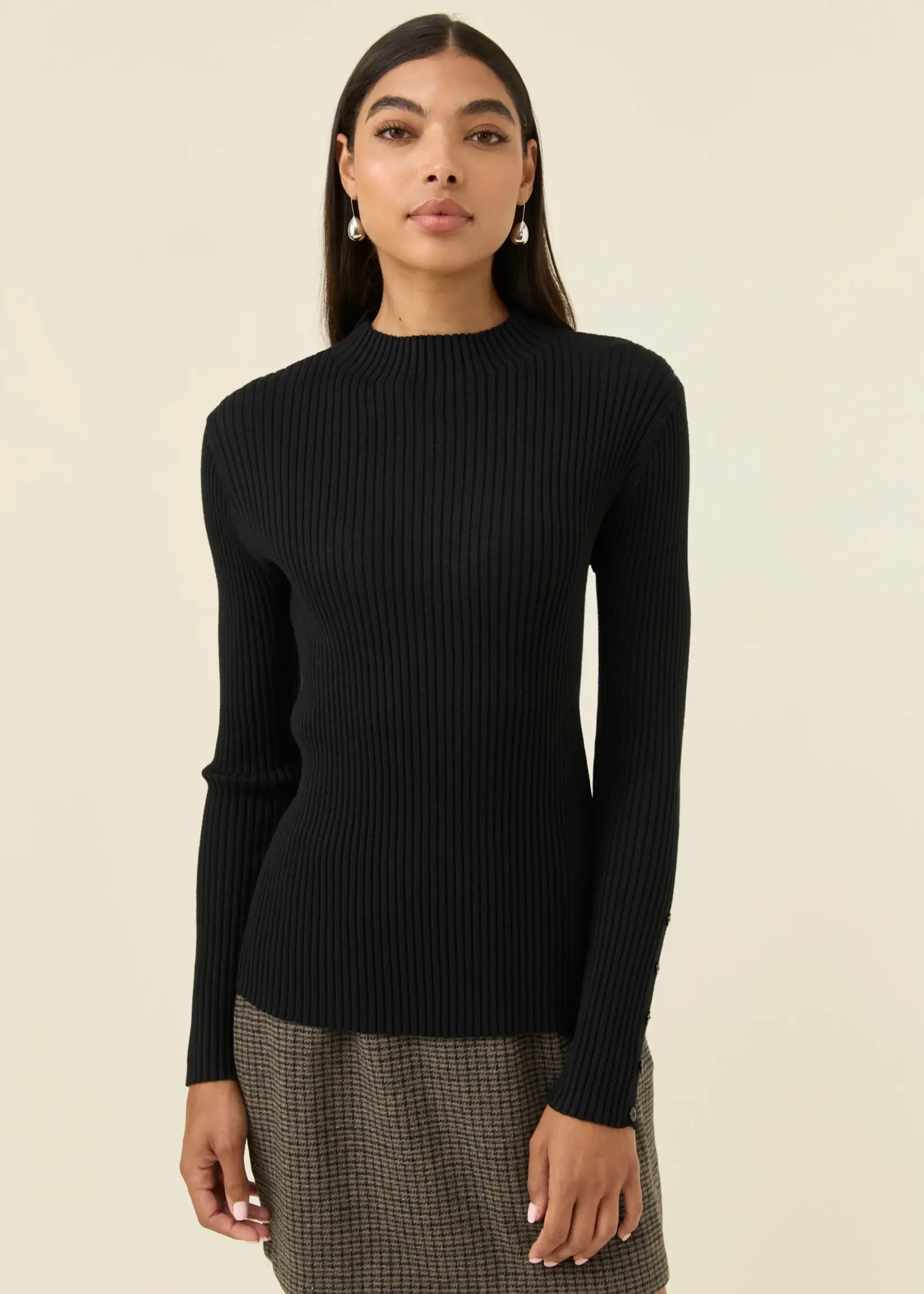 Isle of Mine Juno Knit Top - Onyx