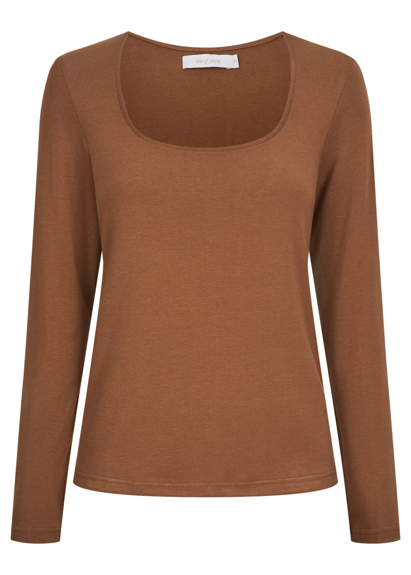 Isle of Mine Naria Scoop Neck Top - Toffee