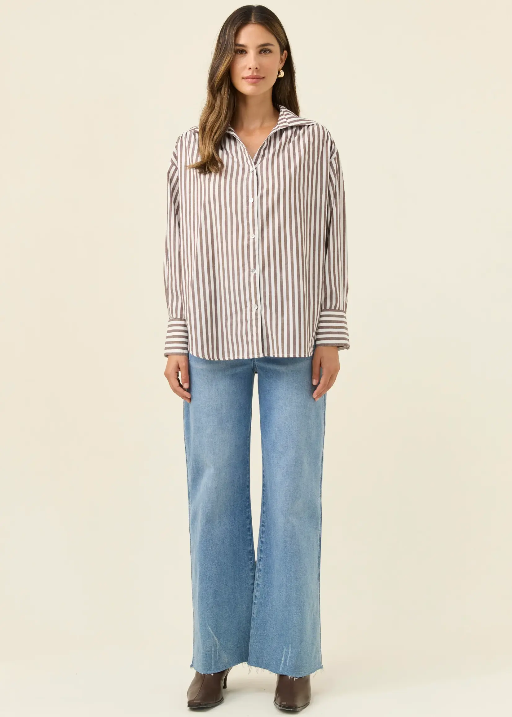 Isle of Mine Quinn Shirt - Chocolate