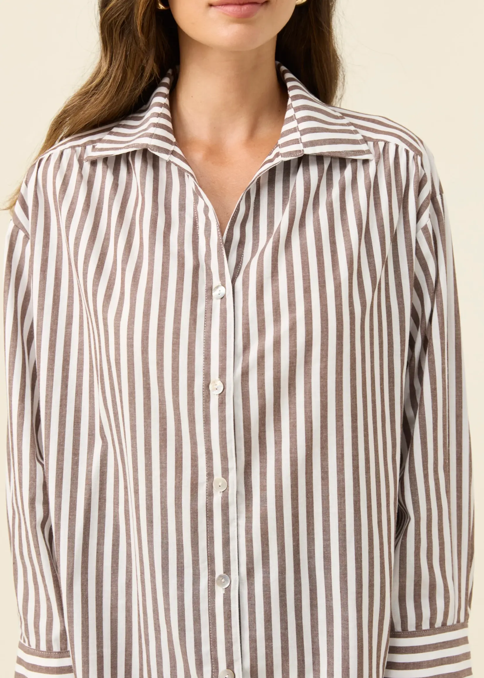 Isle of Mine Quinn Shirt - Chocolate