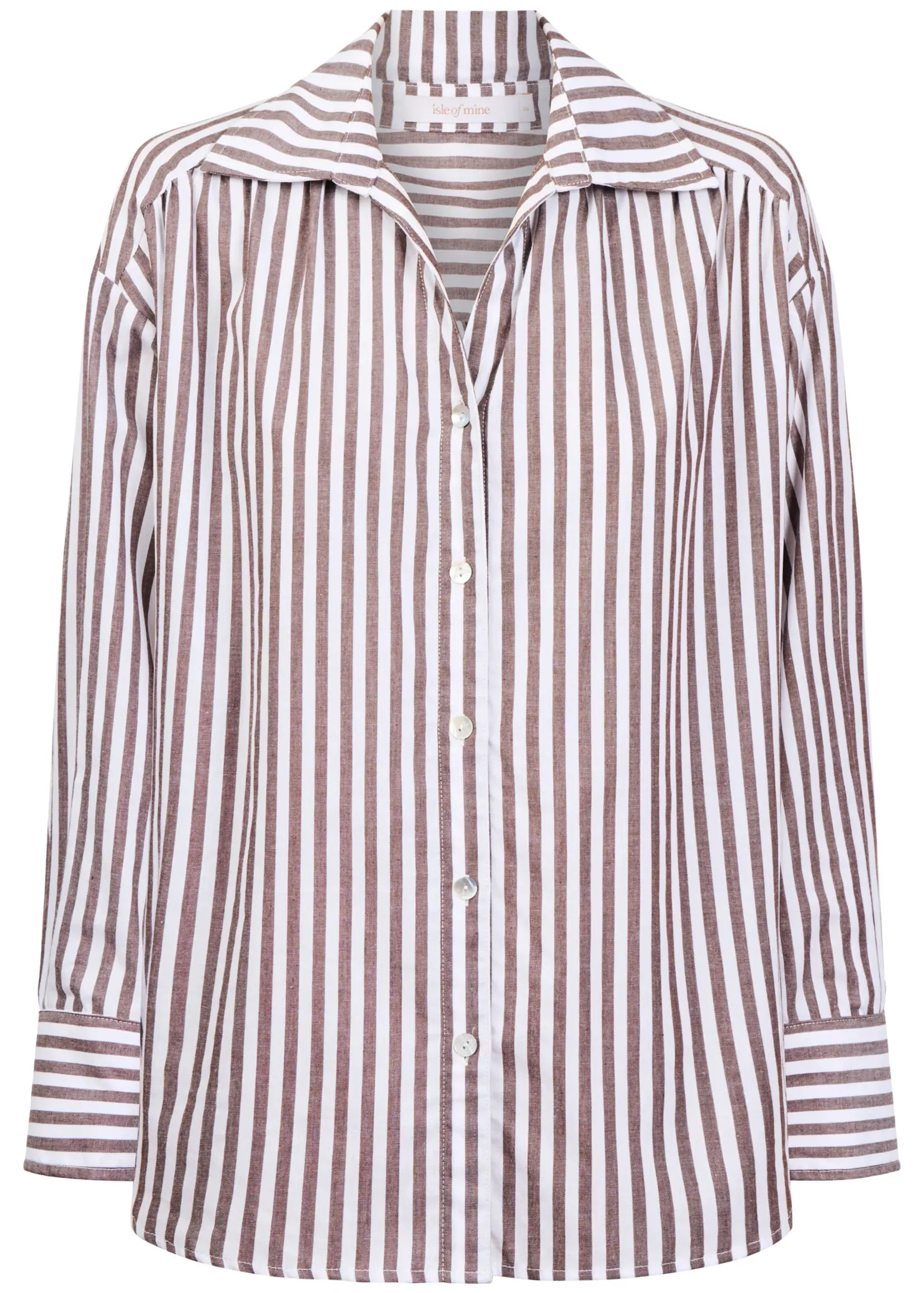 Isle of Mine Quinn Shirt - Chocolate