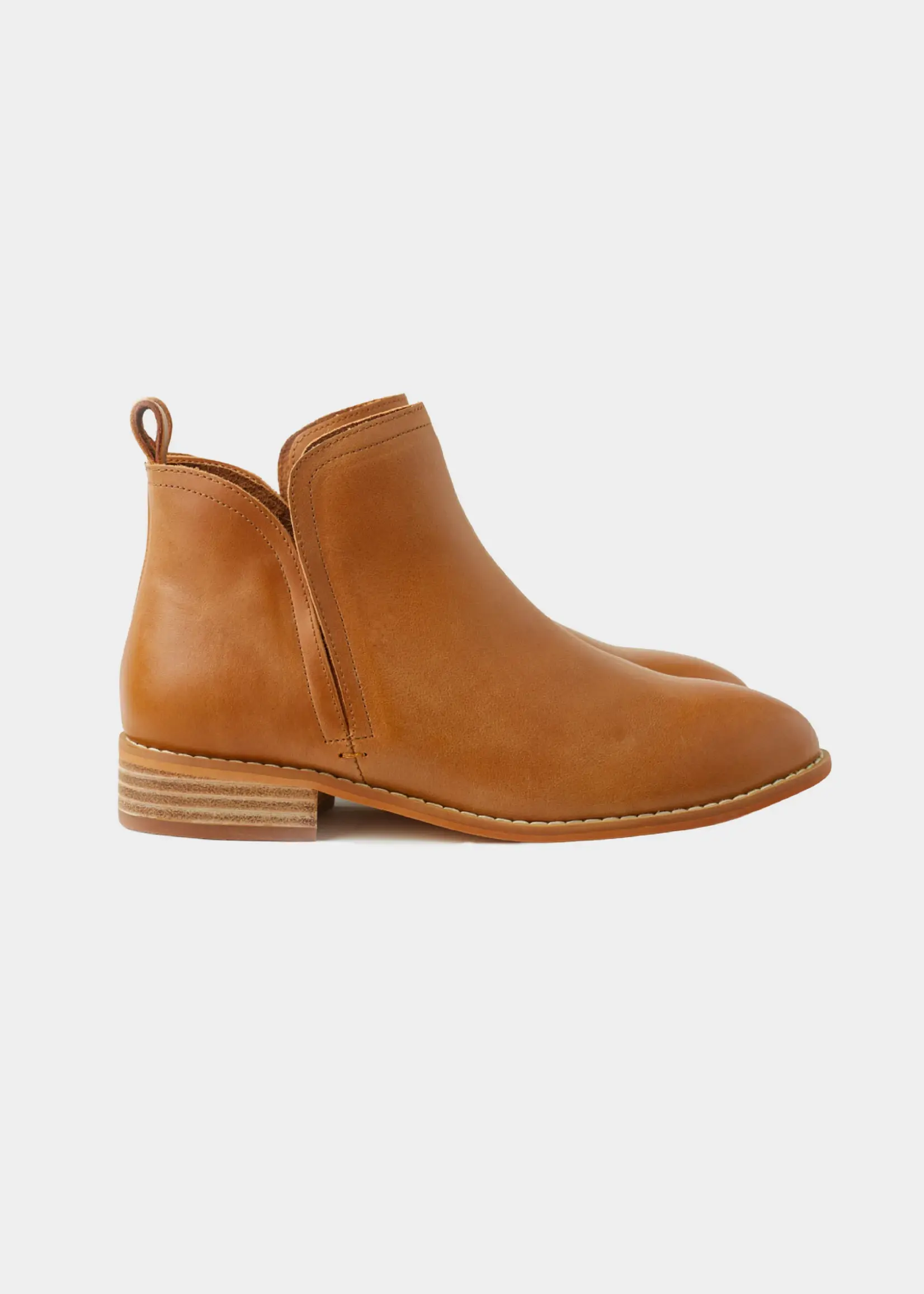 Douglas Leather Boot - Tan