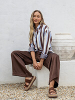Portofino Luxe Pant - Choclate