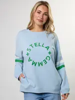 Stella + Gemma Newport Pocket Sweat Sky
