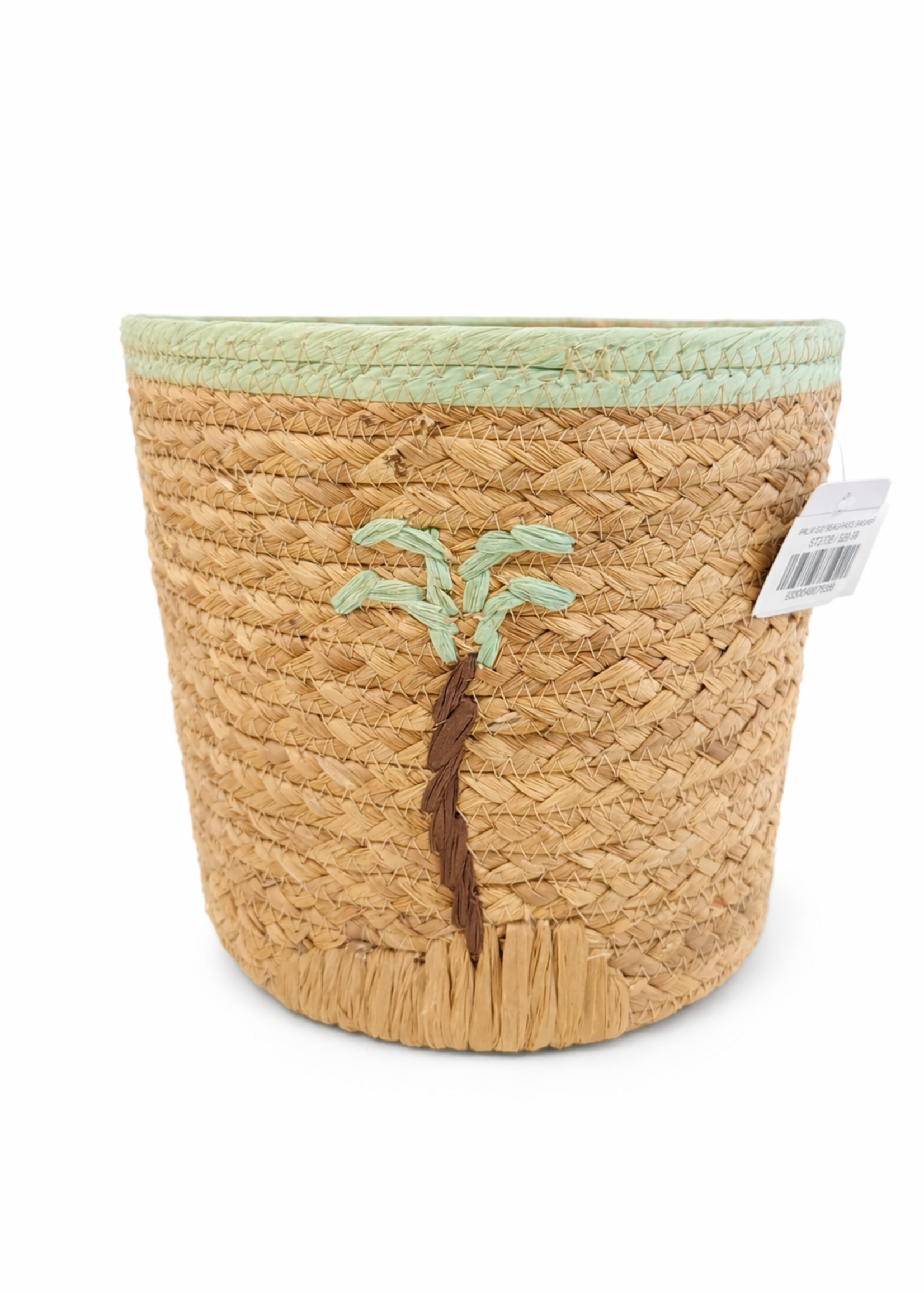 Palm S/2 Seagrass Basket 22x20cm