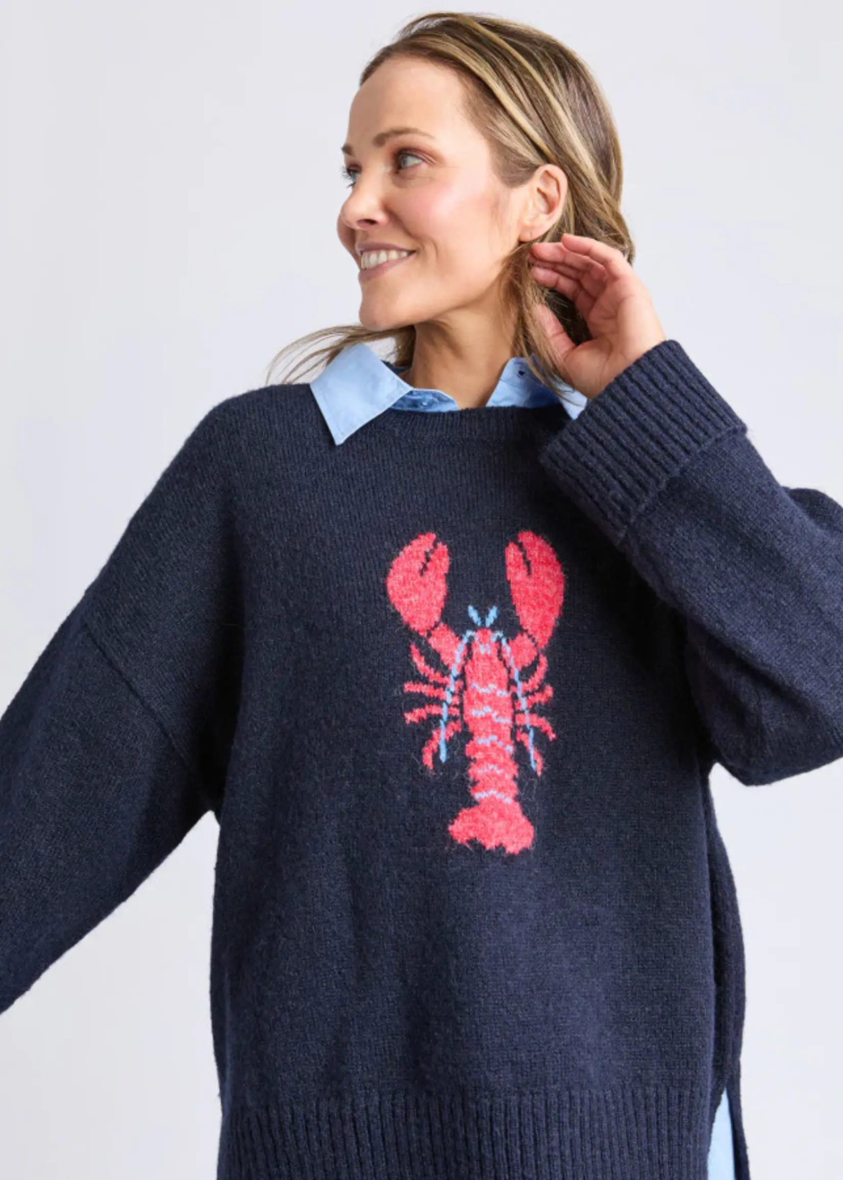 Elm Lifestyle Lobster Intersaid Knit