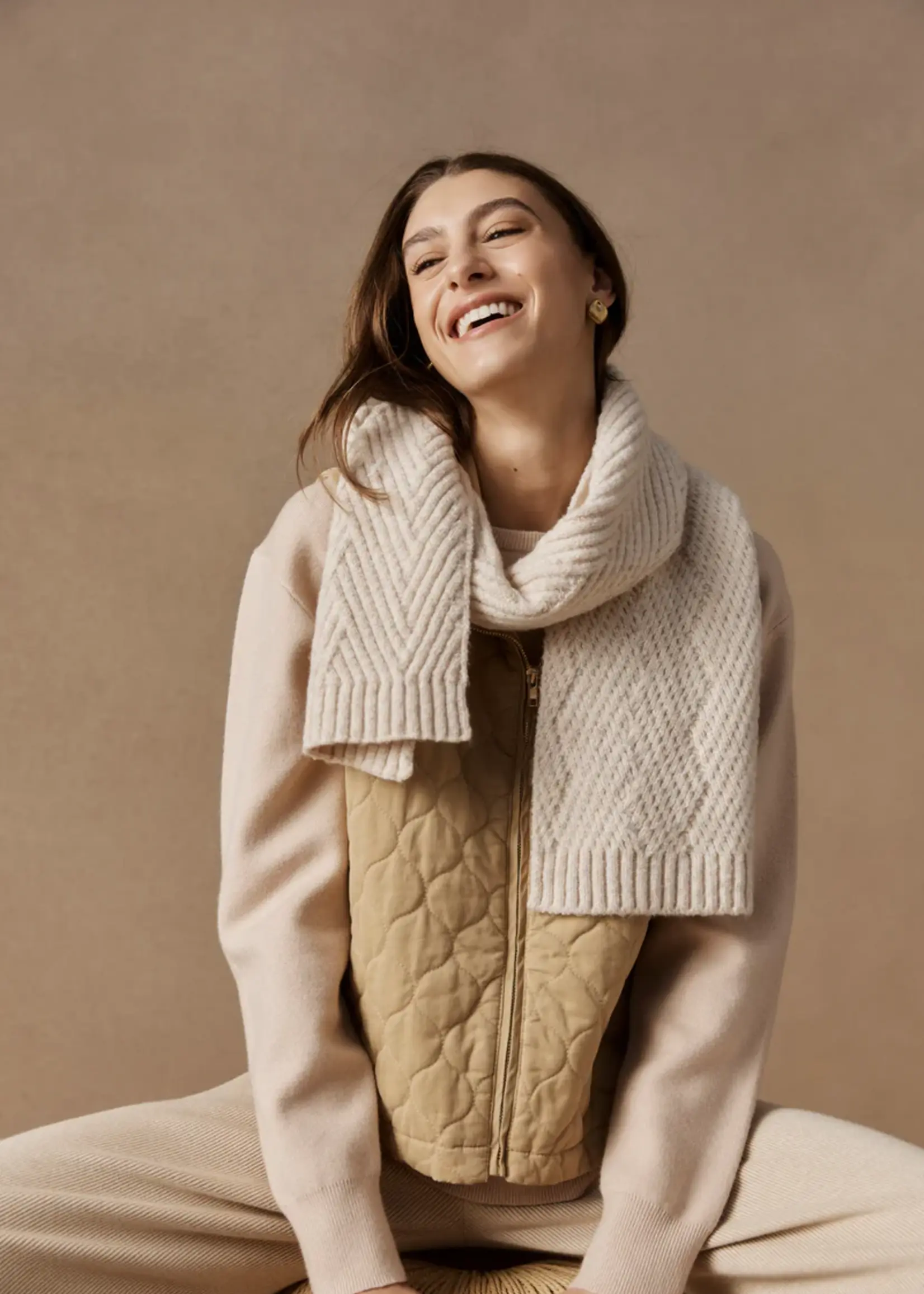 EB & Ive Sable Knit  Scarf