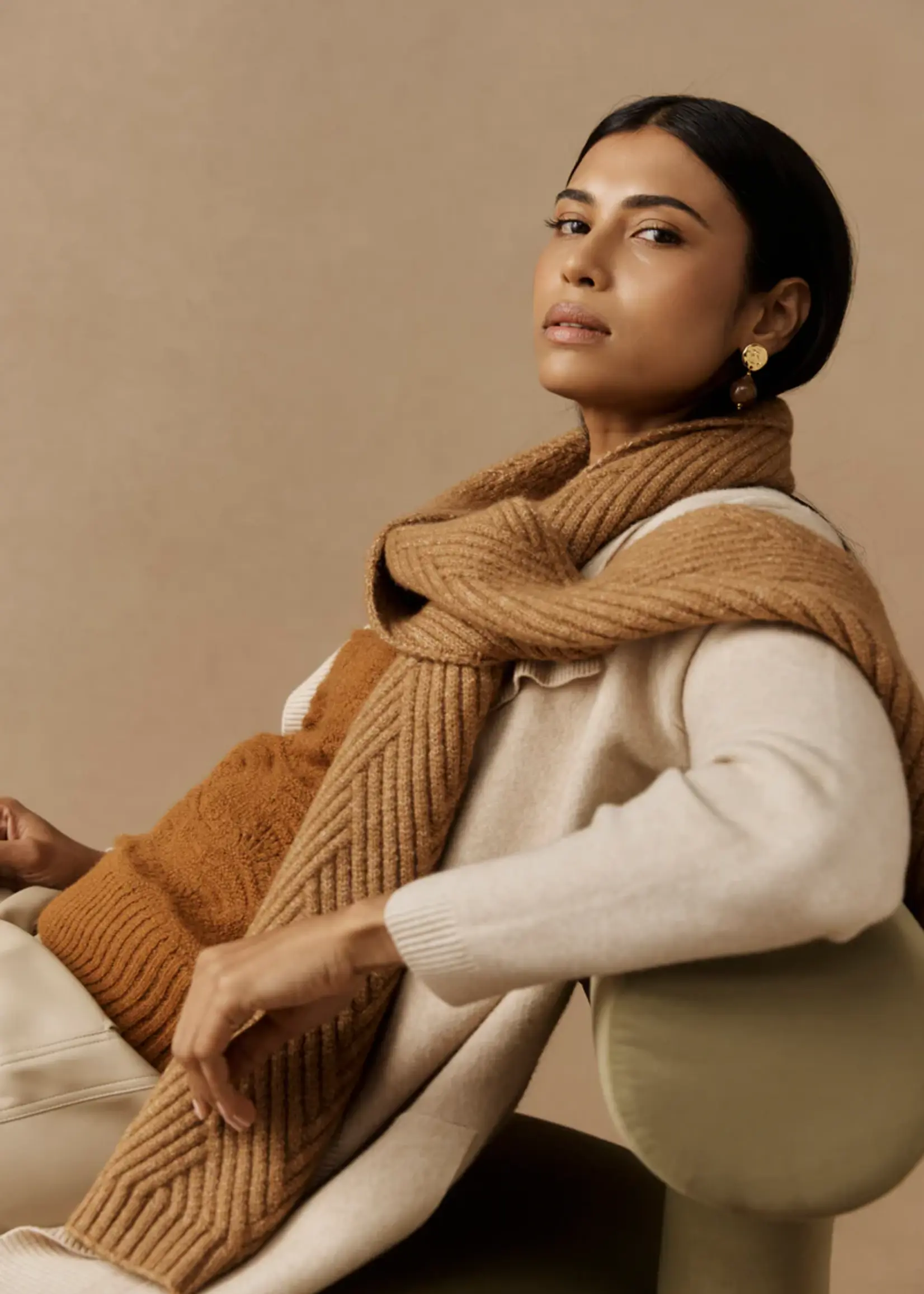 EB & Ive Sable Knit  Scarf
