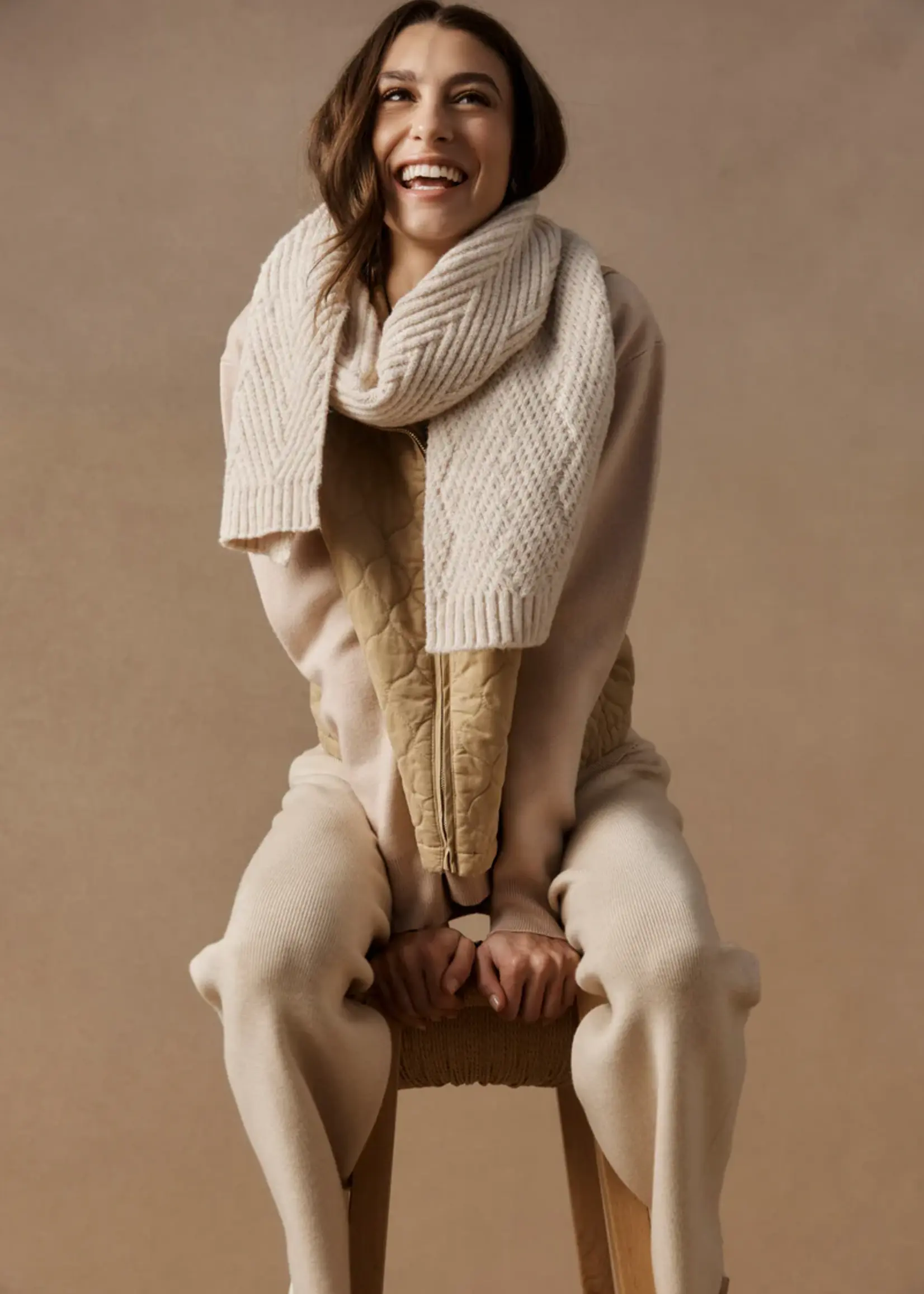 EB & Ive Sable Knit  Scarf