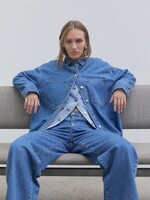 nude lucy Organic Denim Overshirt
