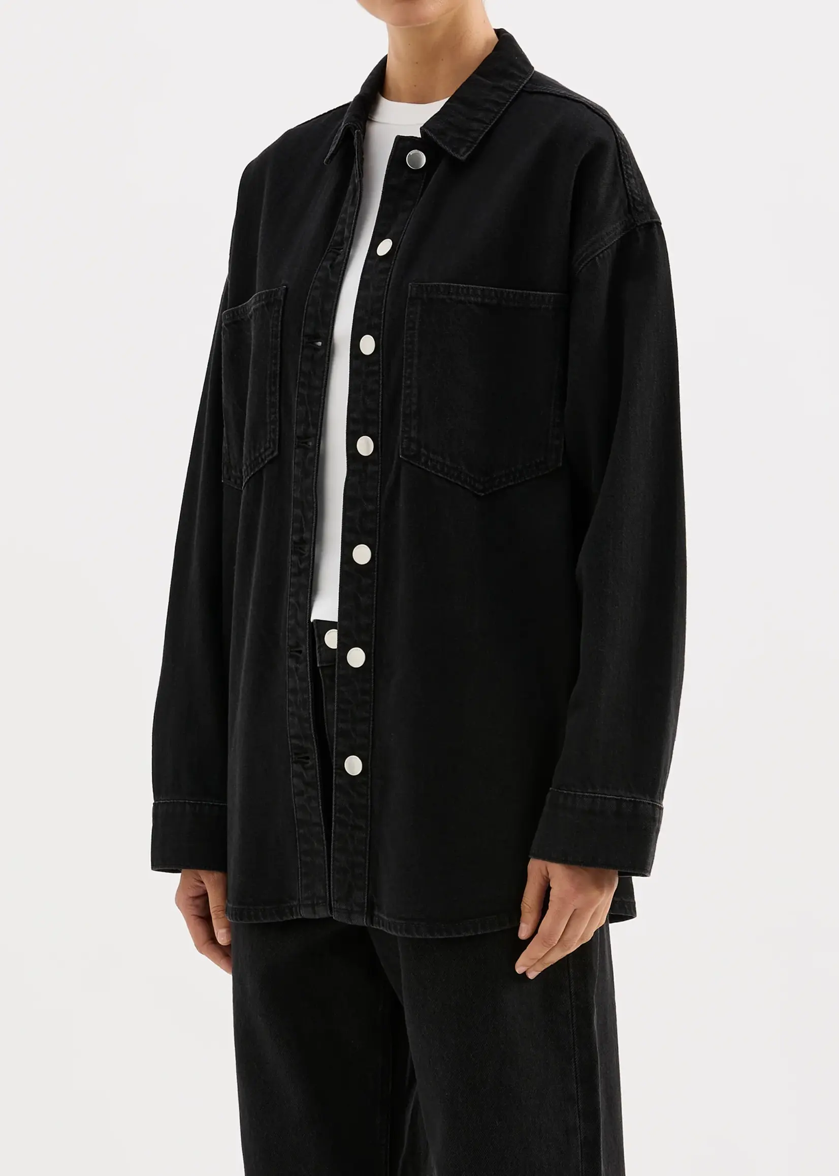 nude lucy Organic Denim Overshirt
