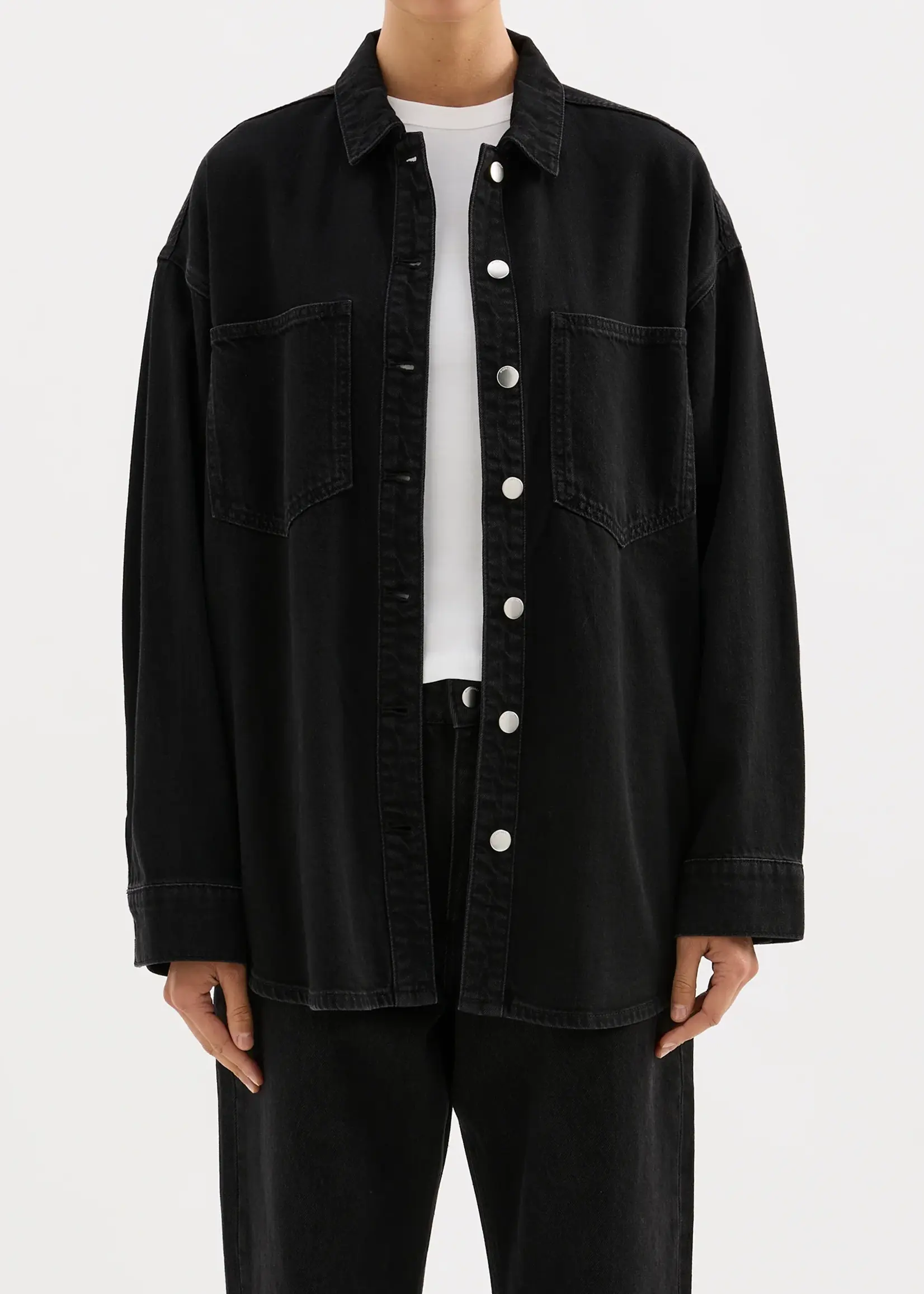nude lucy Organic Denim Overshirt