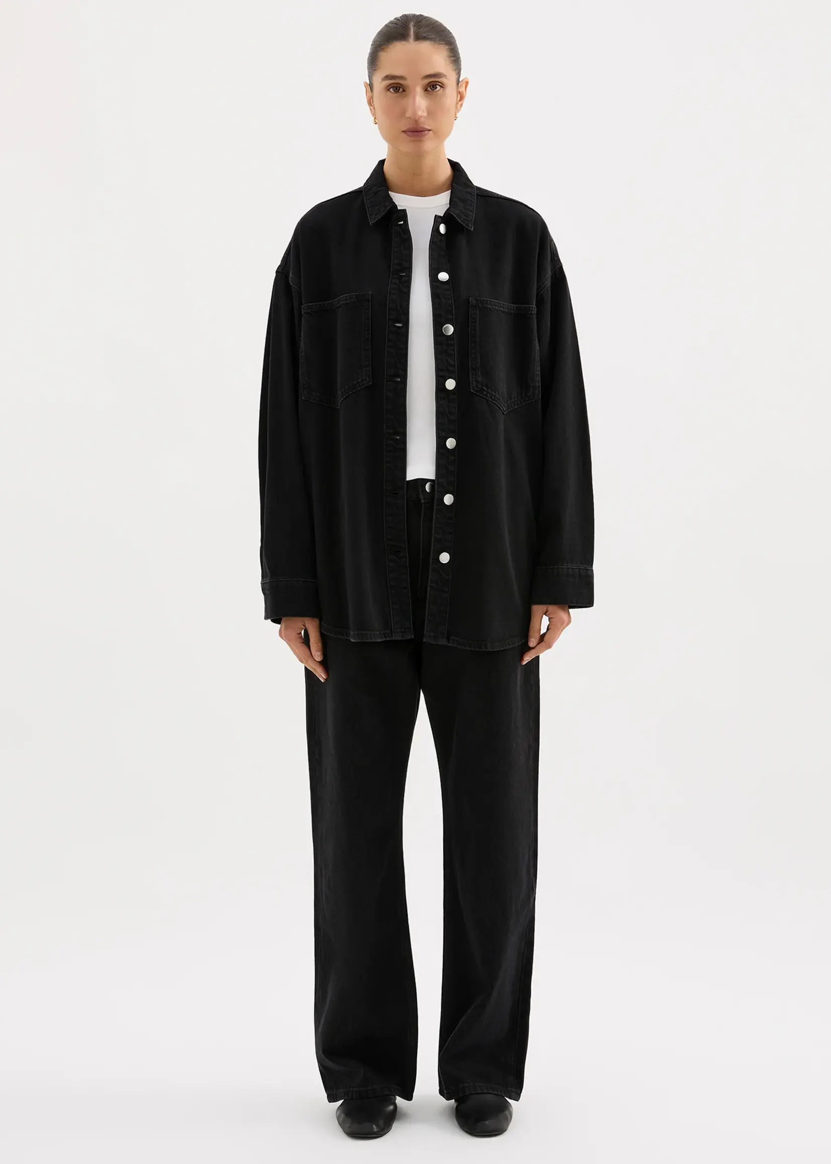 nude lucy Organic Denim Overshirt