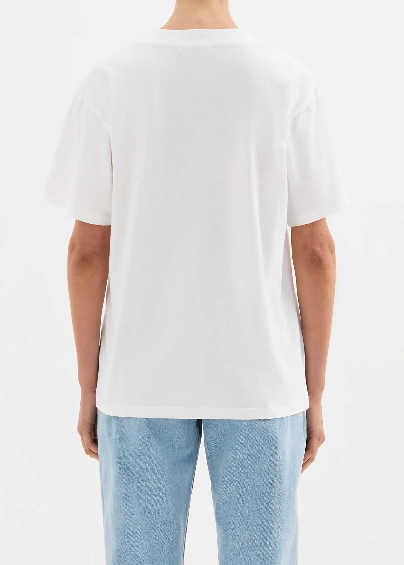 nude lucy Organic Boyfriend Tee White